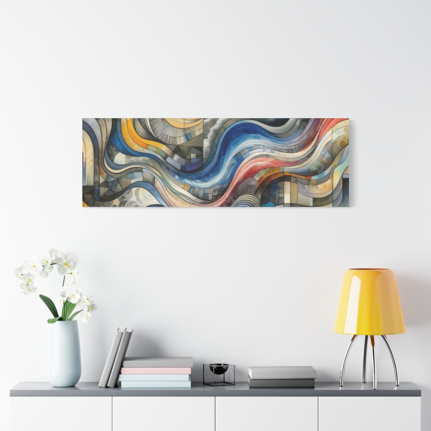 Abstract Waves - Matte Canvas, Stretched, 1.25"