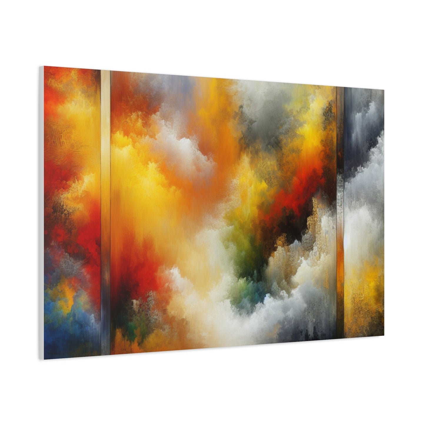 Abstract Colorful Clouds - Matte Canvas, Stretched, 1.25"