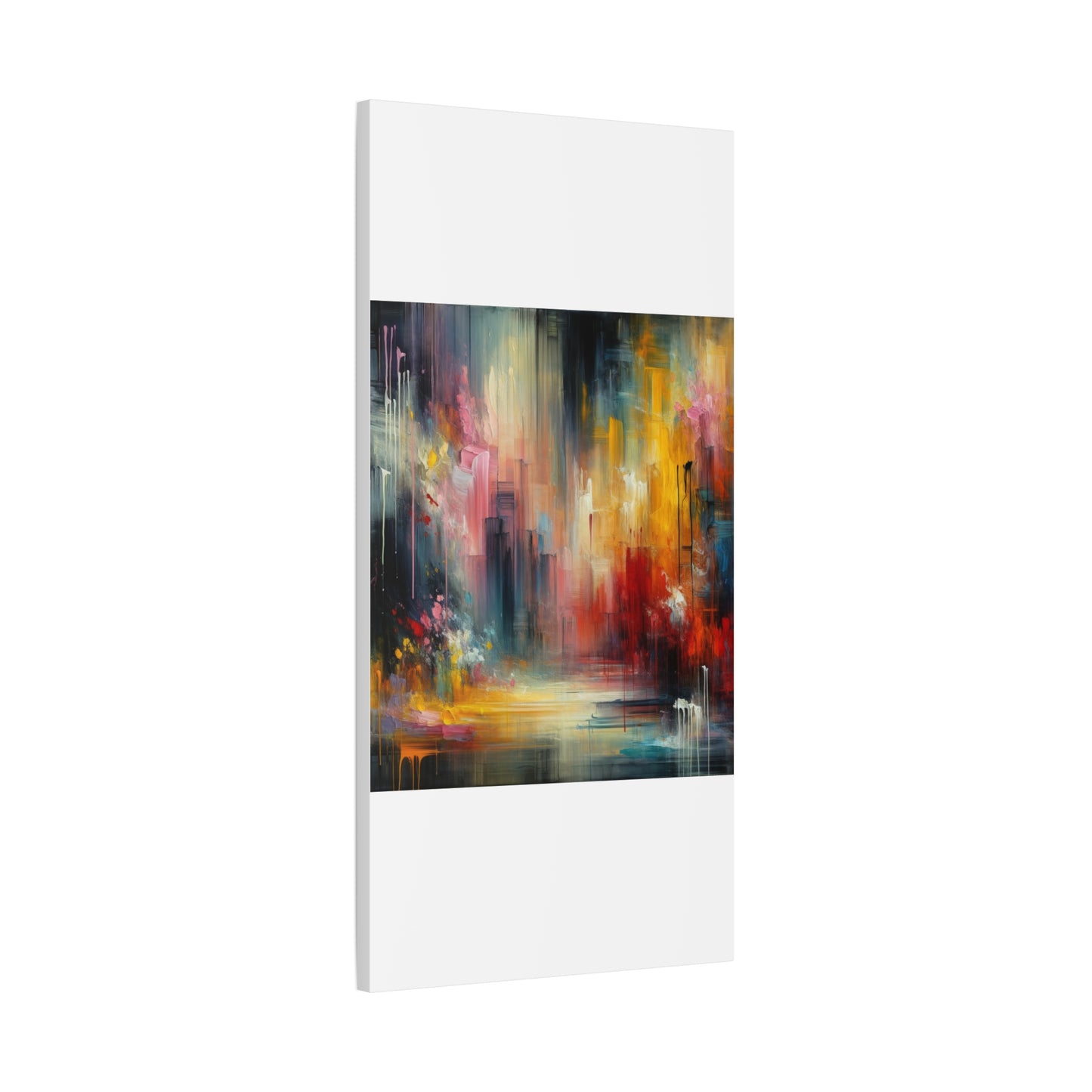 Abstract Brushstrokes - Matte Canvas, Stretched, 1.25"