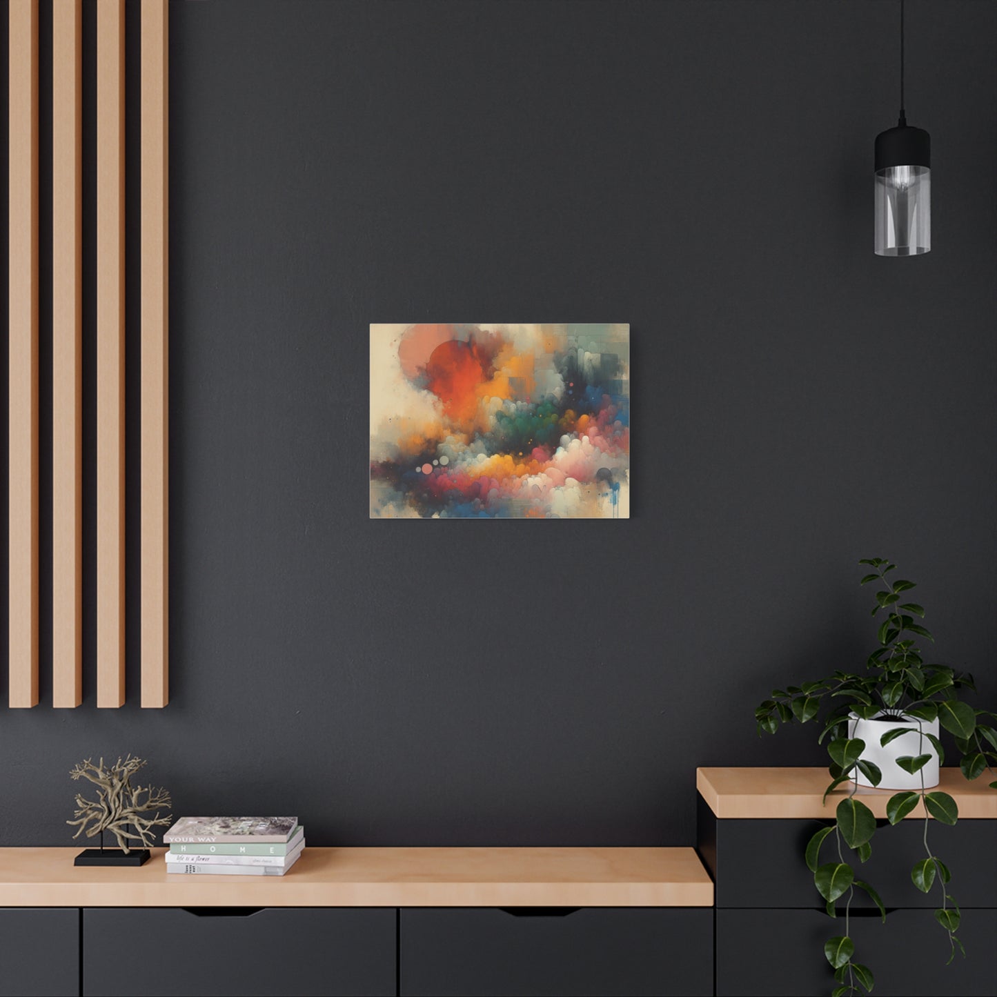 Colorful Abstract Clouds - Matte Canvas, Stretched, 1.25"