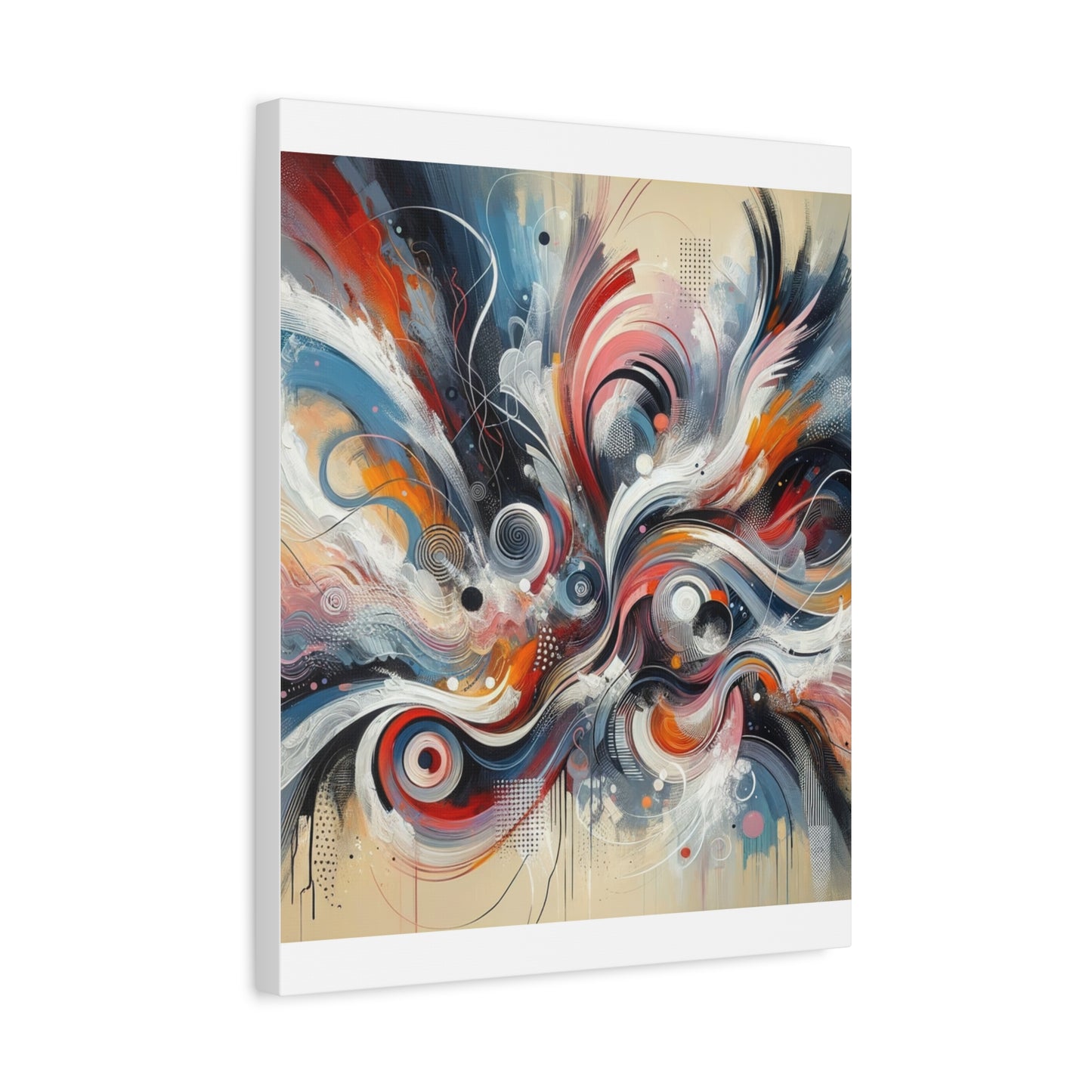 Abstract Swirl Matte Canvas, Stretched, 1.25"