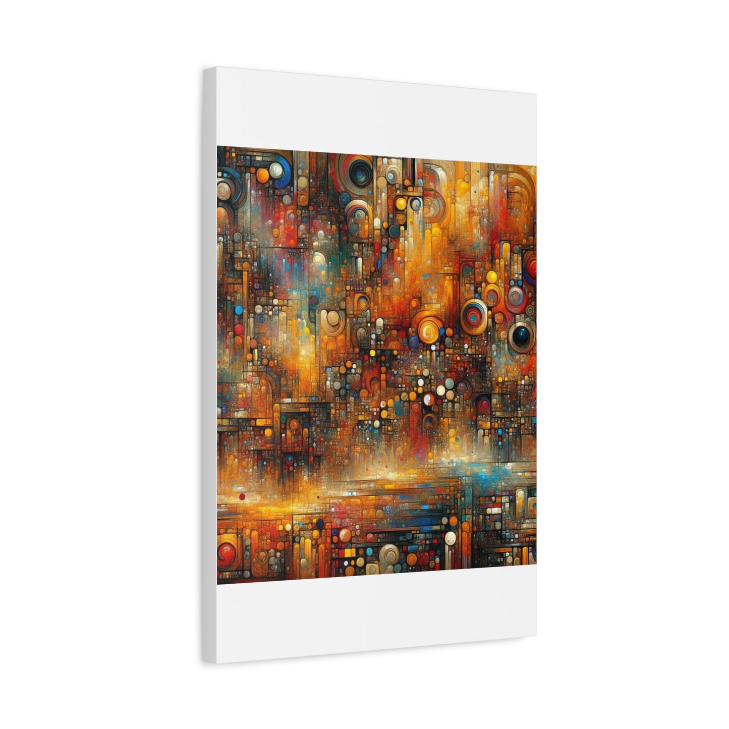 Abstract Geometric Harmony - Matte Canvas, Stretched, 1.25"