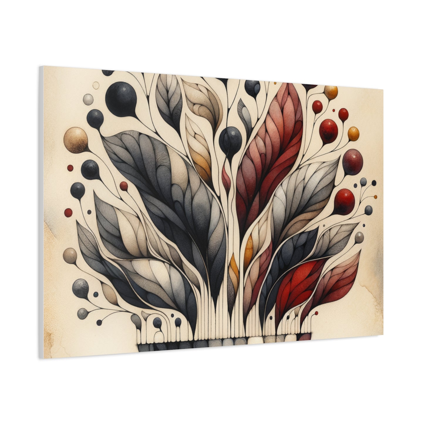 Abstract Floral Art - Matte Canvas, Stretched, 1.25"