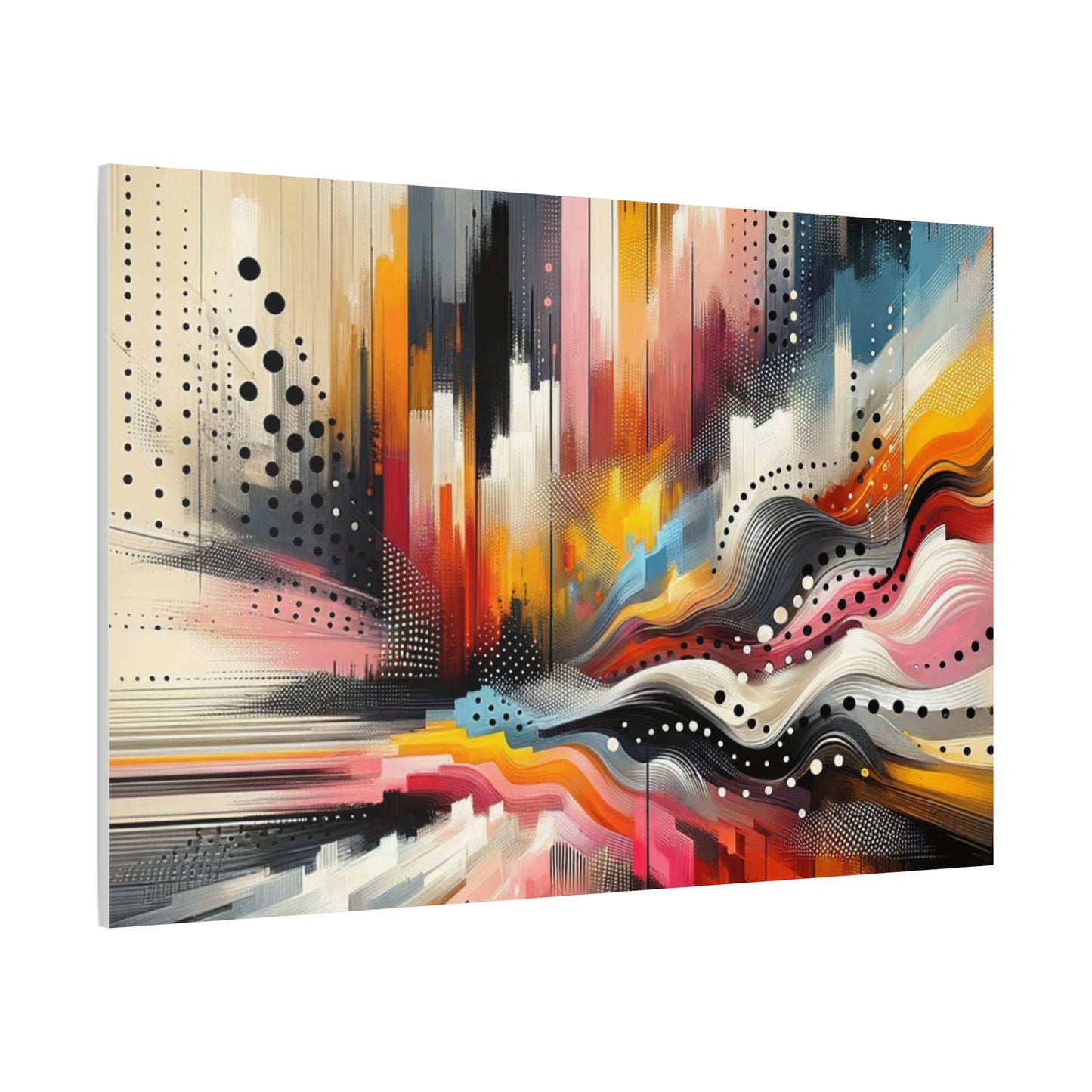 Abstract Color Symphony - Matte Canvas, Stretched, 1.25"