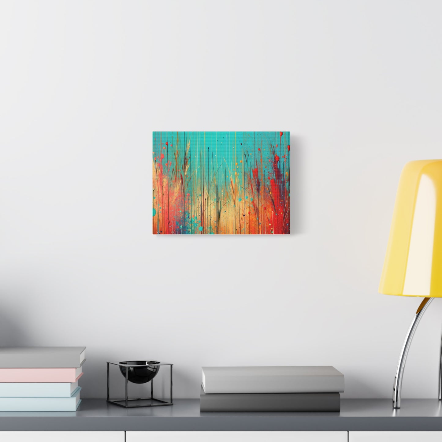 Vibrant Abstract Landscape - Matte Canvas, Stretched, 1.25"