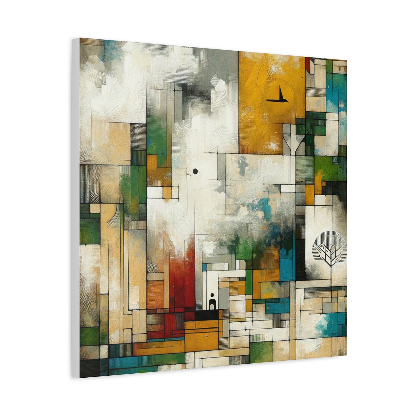 Abstract Geometric Art - Matte Canvas, Stretched, 1.25"