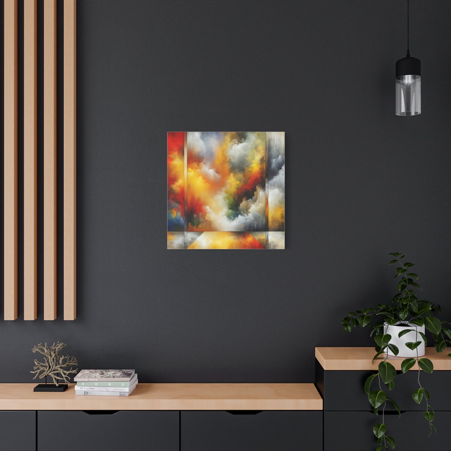 Abstract Colorful Clouds - Matte Canvas, Stretched, 1.25"