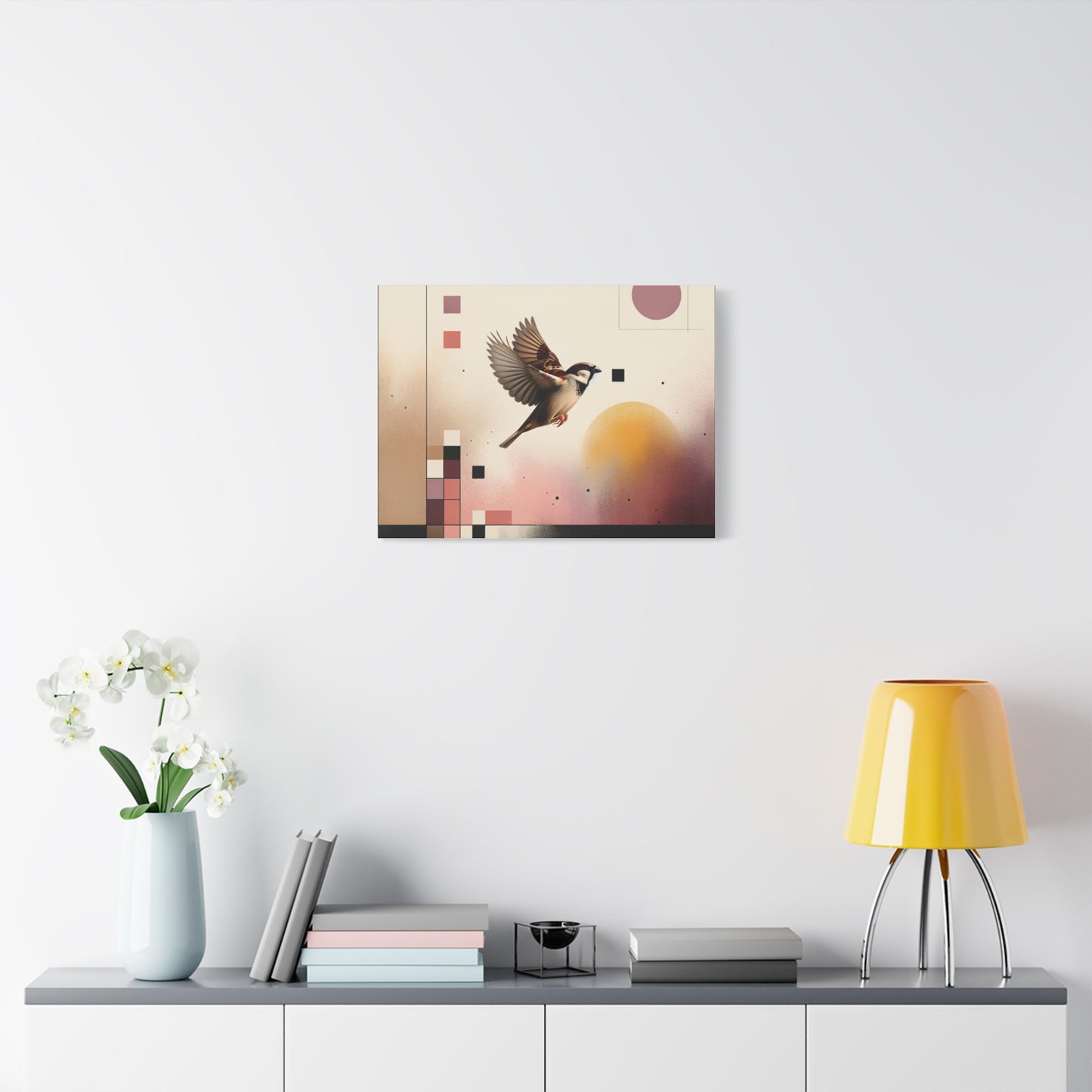 Sparrow Flight - Matte Canvas, Stretched, 1.25"