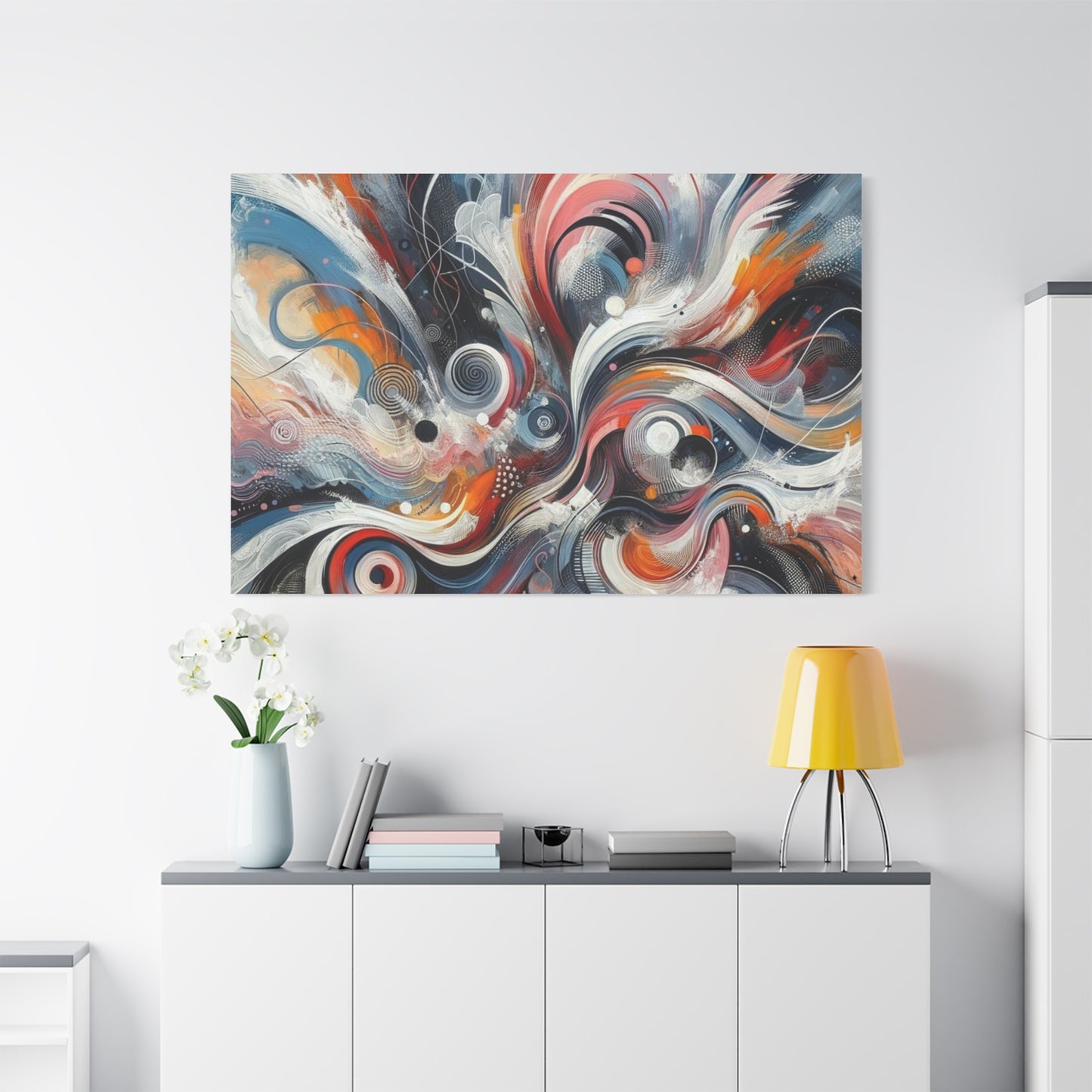 Abstract Swirl Matte Canvas, Stretched, 1.25"