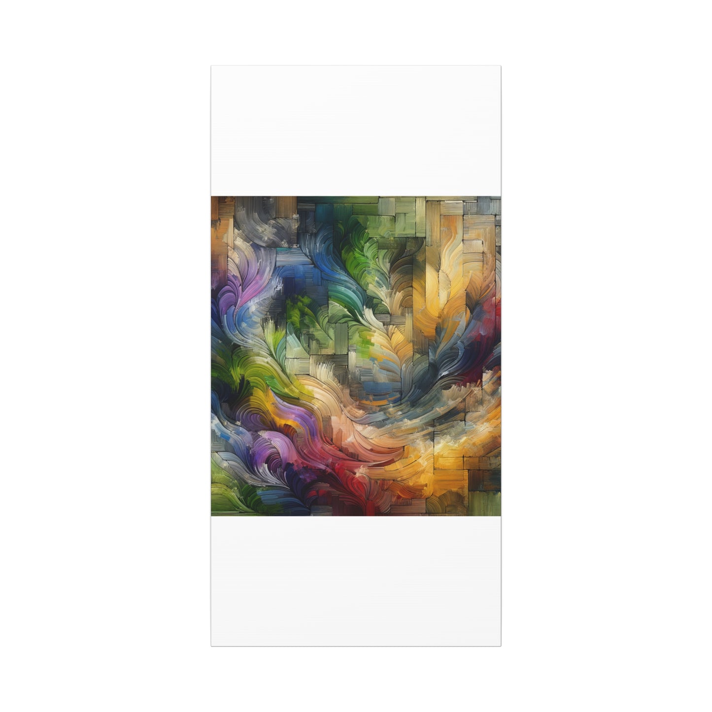 Colorful Abstract Swirls - Matte Canvas, Stretched, 1.25"