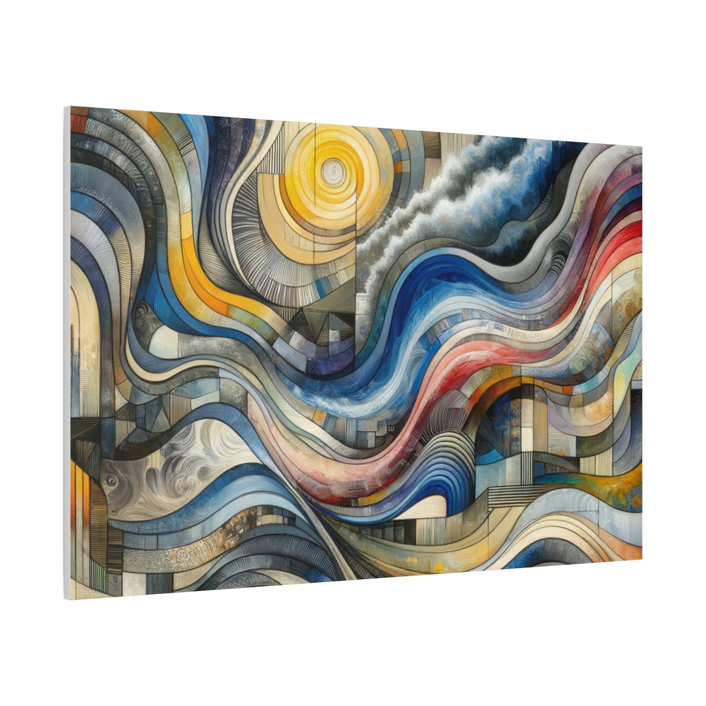 Abstract Waves - Matte Canvas, Stretched, 1.25"