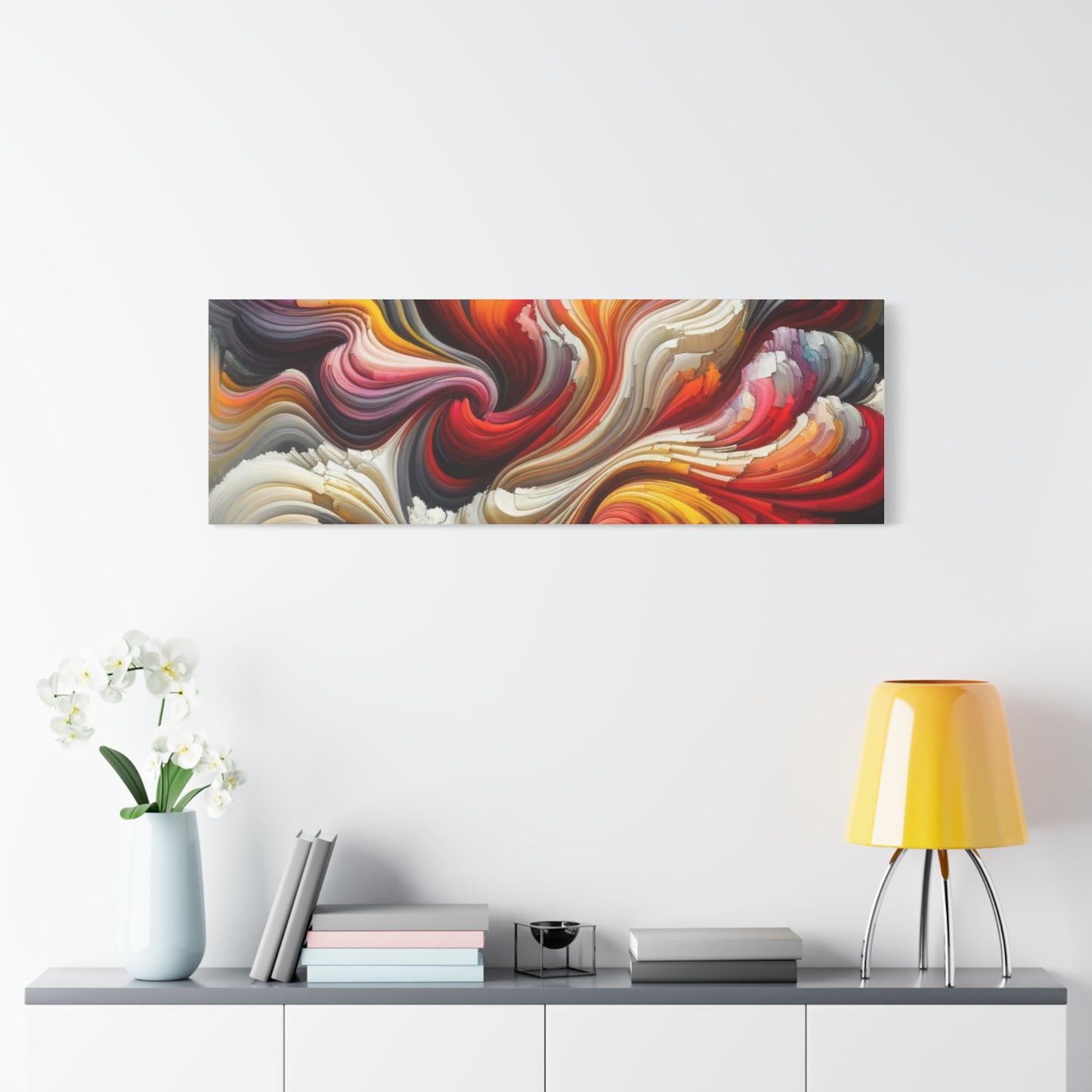 Vibrant Abstract Swirls - Matte Canvas, Stretched, 1.25"