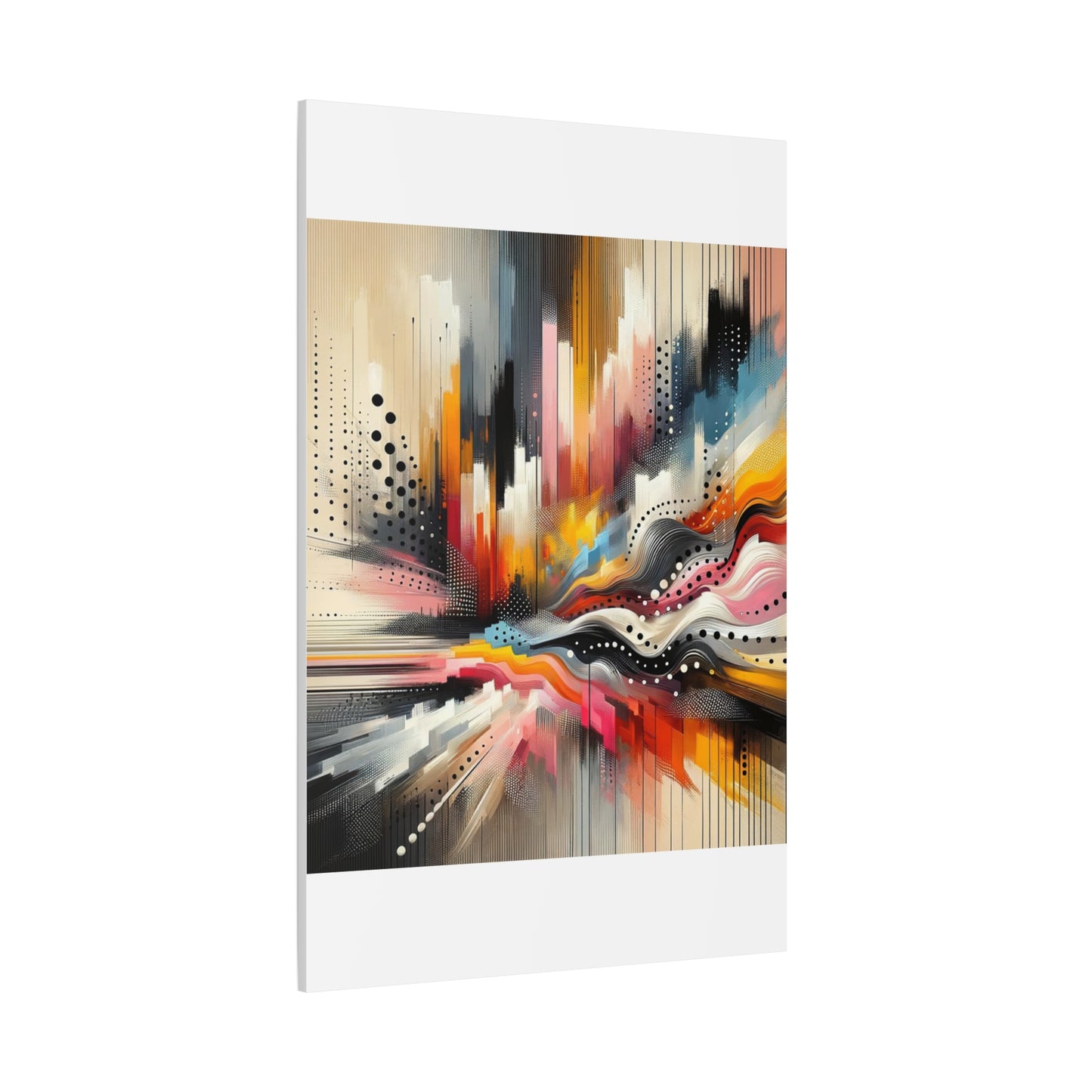 Abstract Color Symphony - Matte Canvas, Stretched, 1.25"