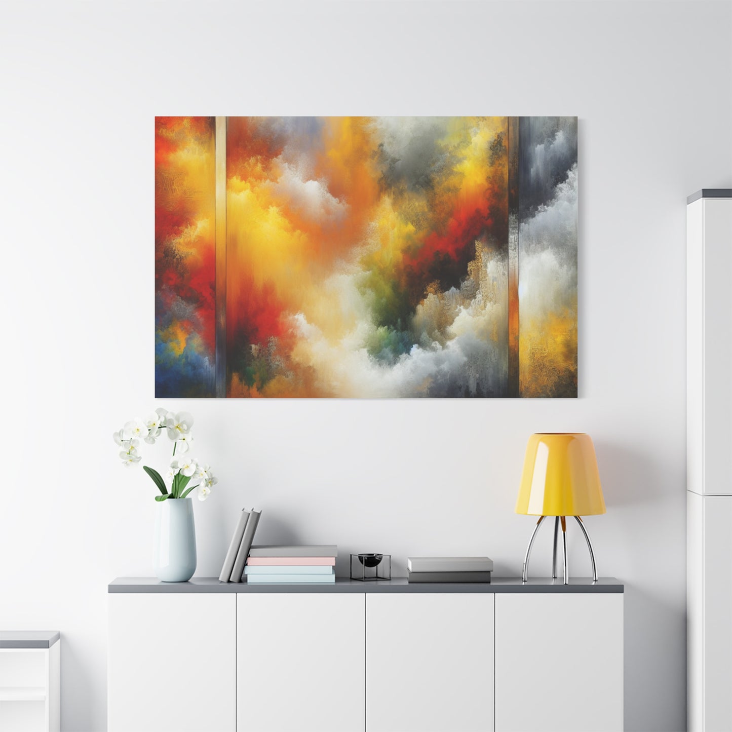 Abstract Colorful Clouds - Matte Canvas, Stretched, 1.25"