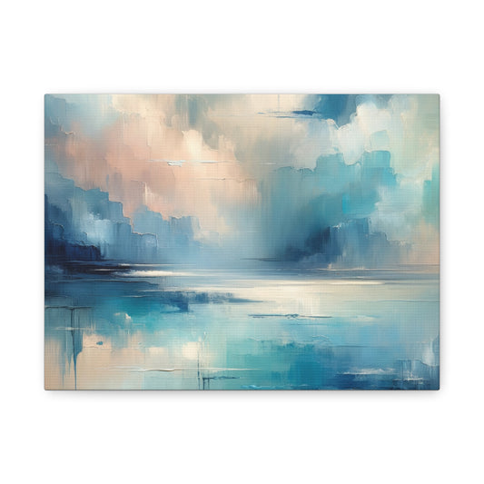 Abstract Sky Reflection - Matte Canvas, Stretched, 1.25"