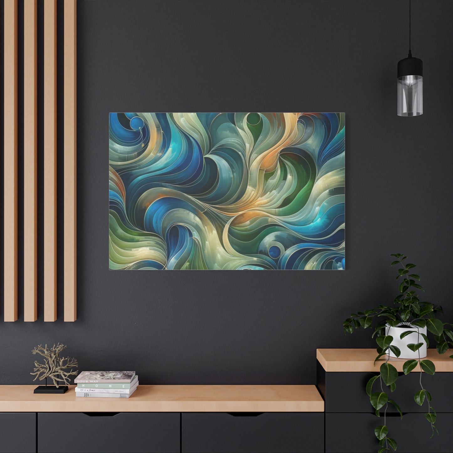 Abstract Swirls - Matte Canvas, Stretched, 1.25"