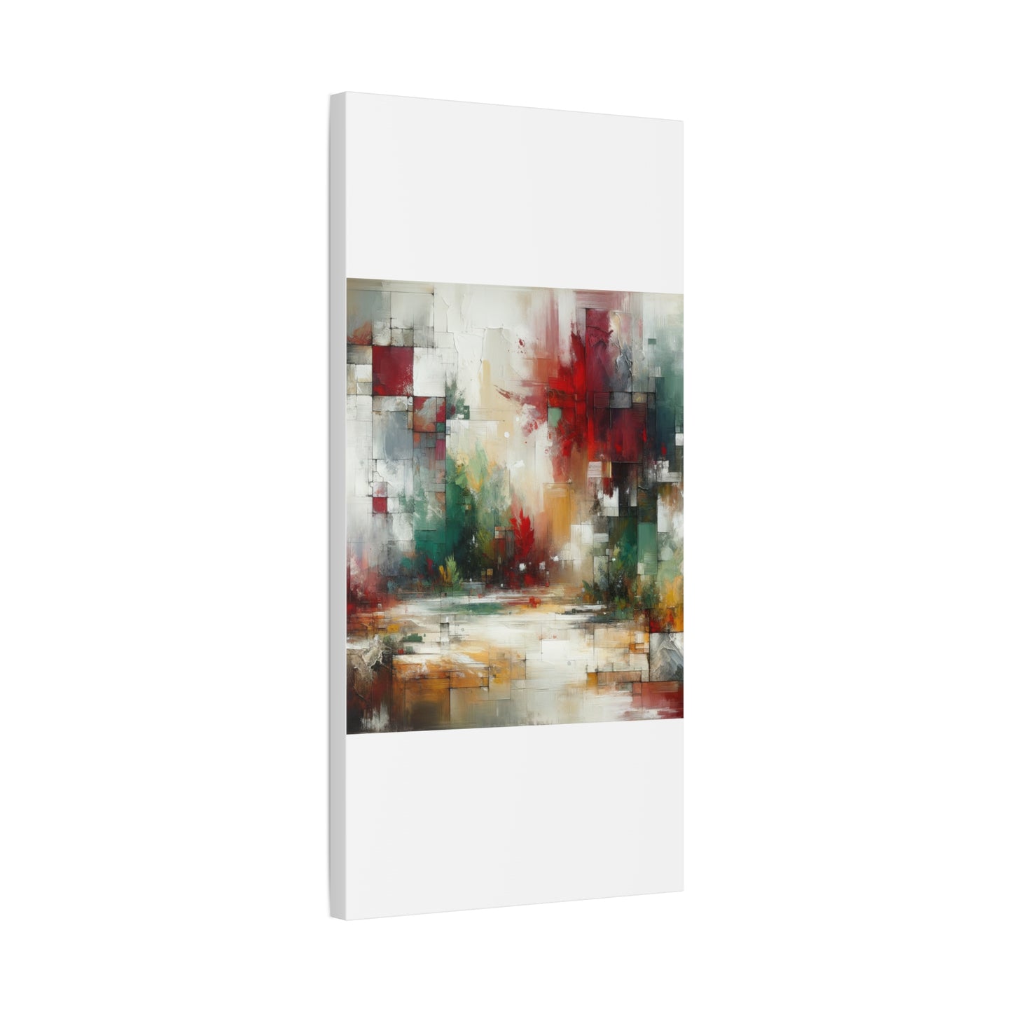 Abstract Geometric Landscape - Matte Canvas, Stretched, 1.25"