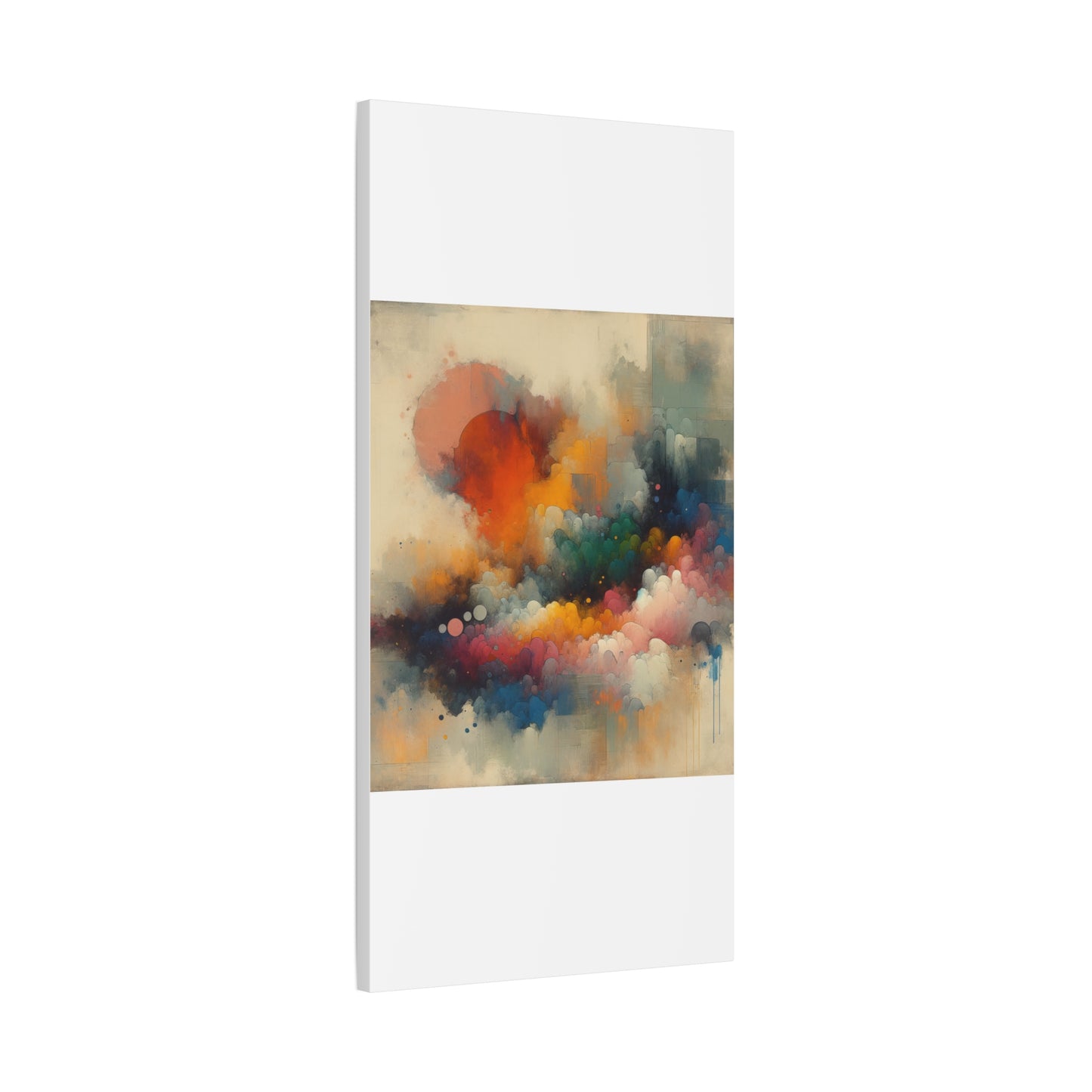 Colorful Abstract Clouds - Matte Canvas, Stretched, 1.25"