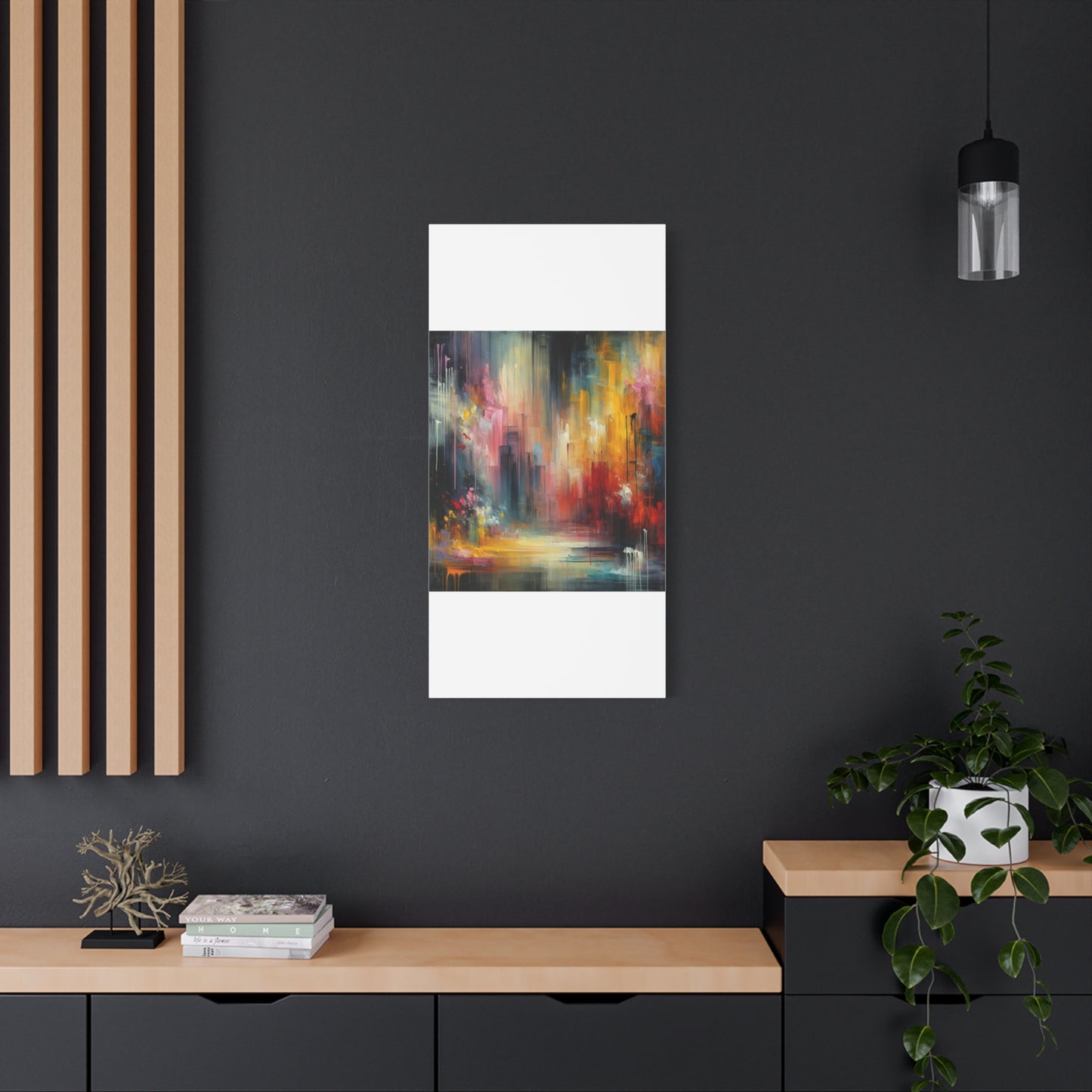 Abstract Brushstrokes - Matte Canvas, Stretched, 1.25"