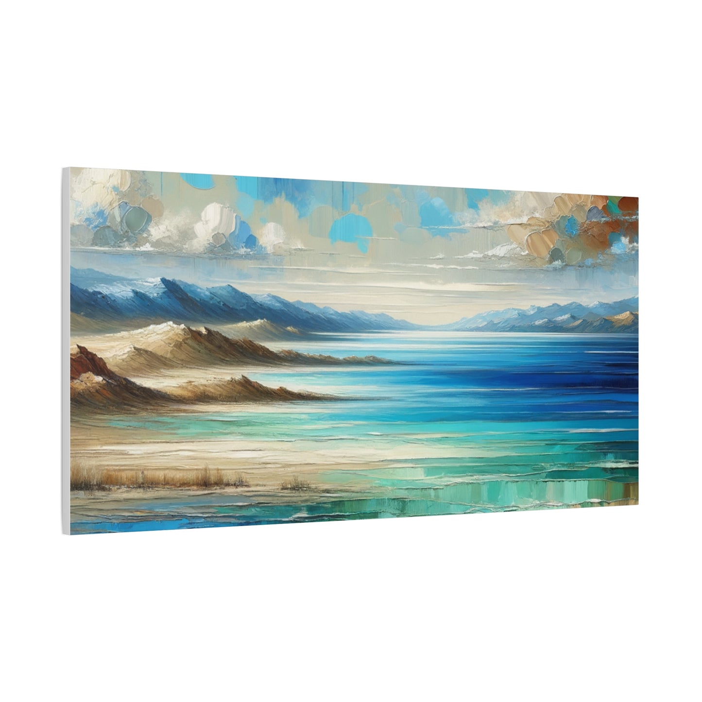 Matte Canvas, Stretched, 1.25" - Abstract Seaside Enchantment