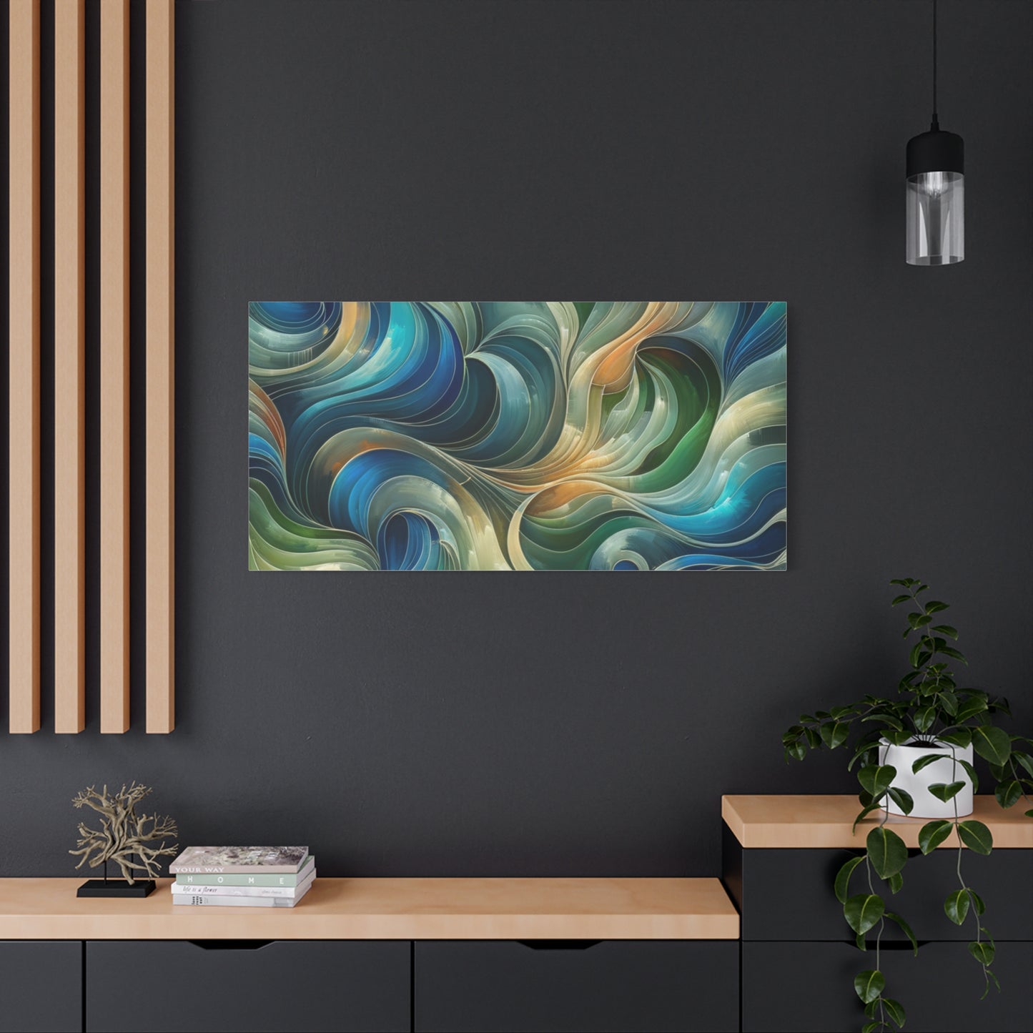 Abstract Swirls - Matte Canvas, Stretched, 1.25"