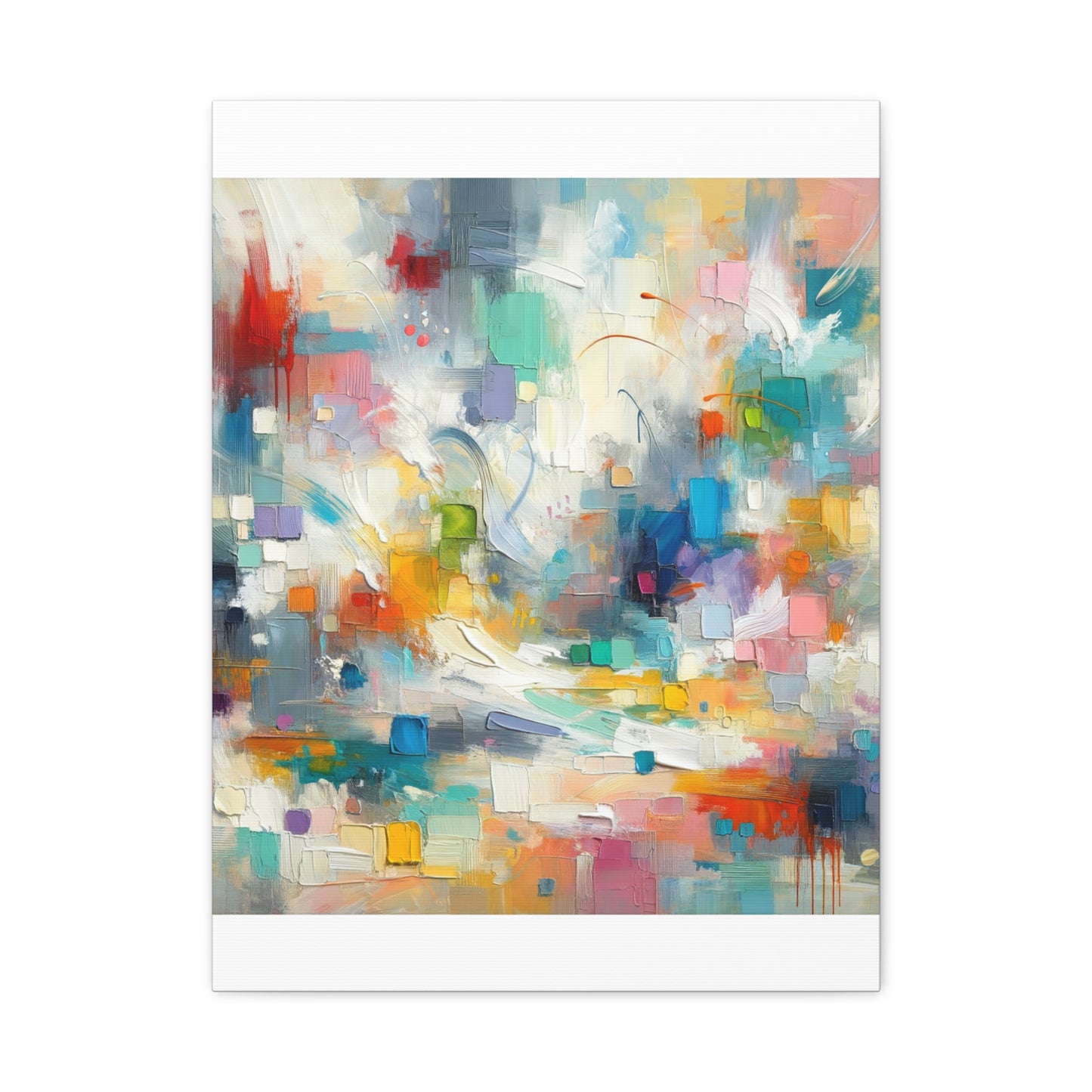 Abstract Color Burst - Matte Canvas, Stretched, 1.25"