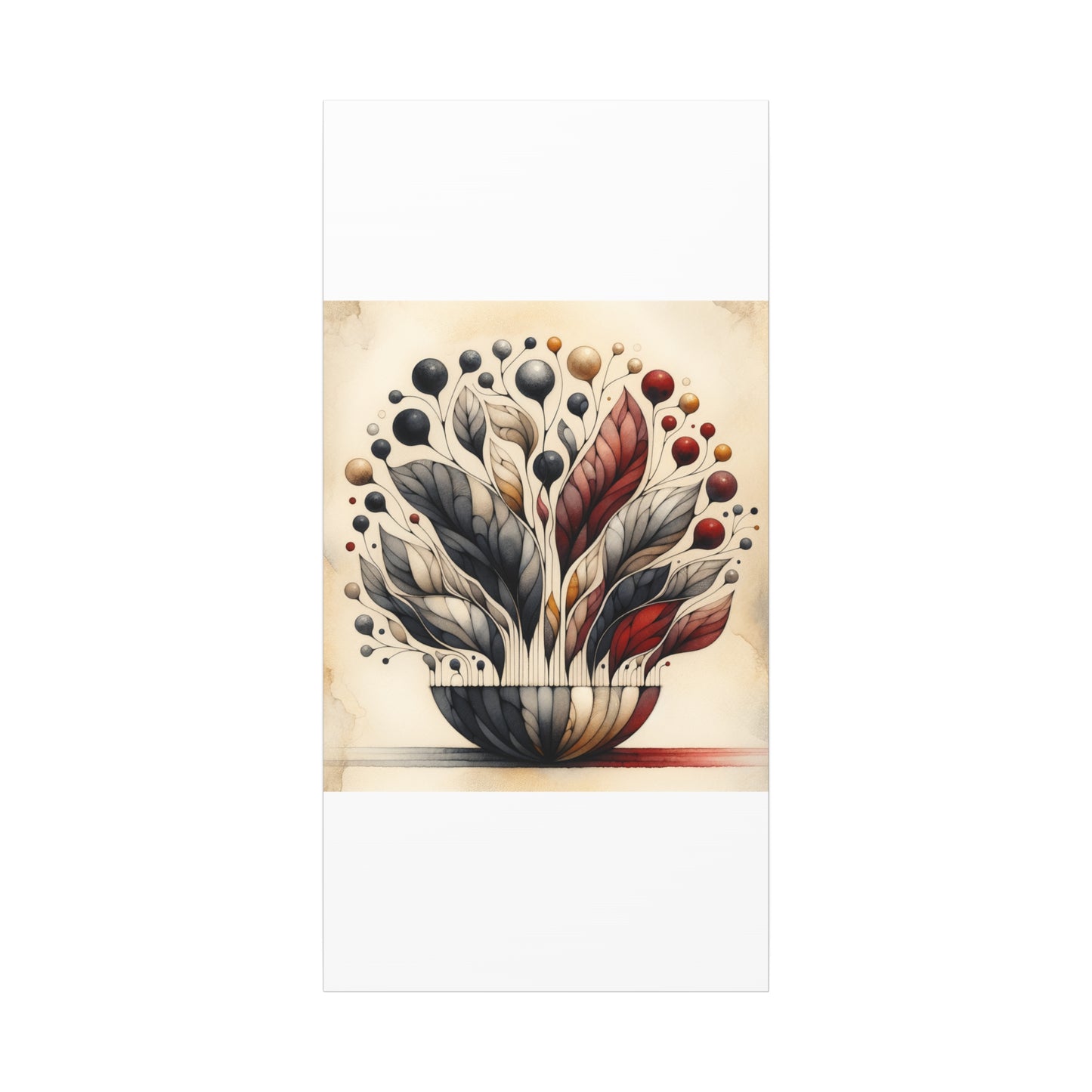 Abstract Floral Art - Matte Canvas, Stretched, 1.25"