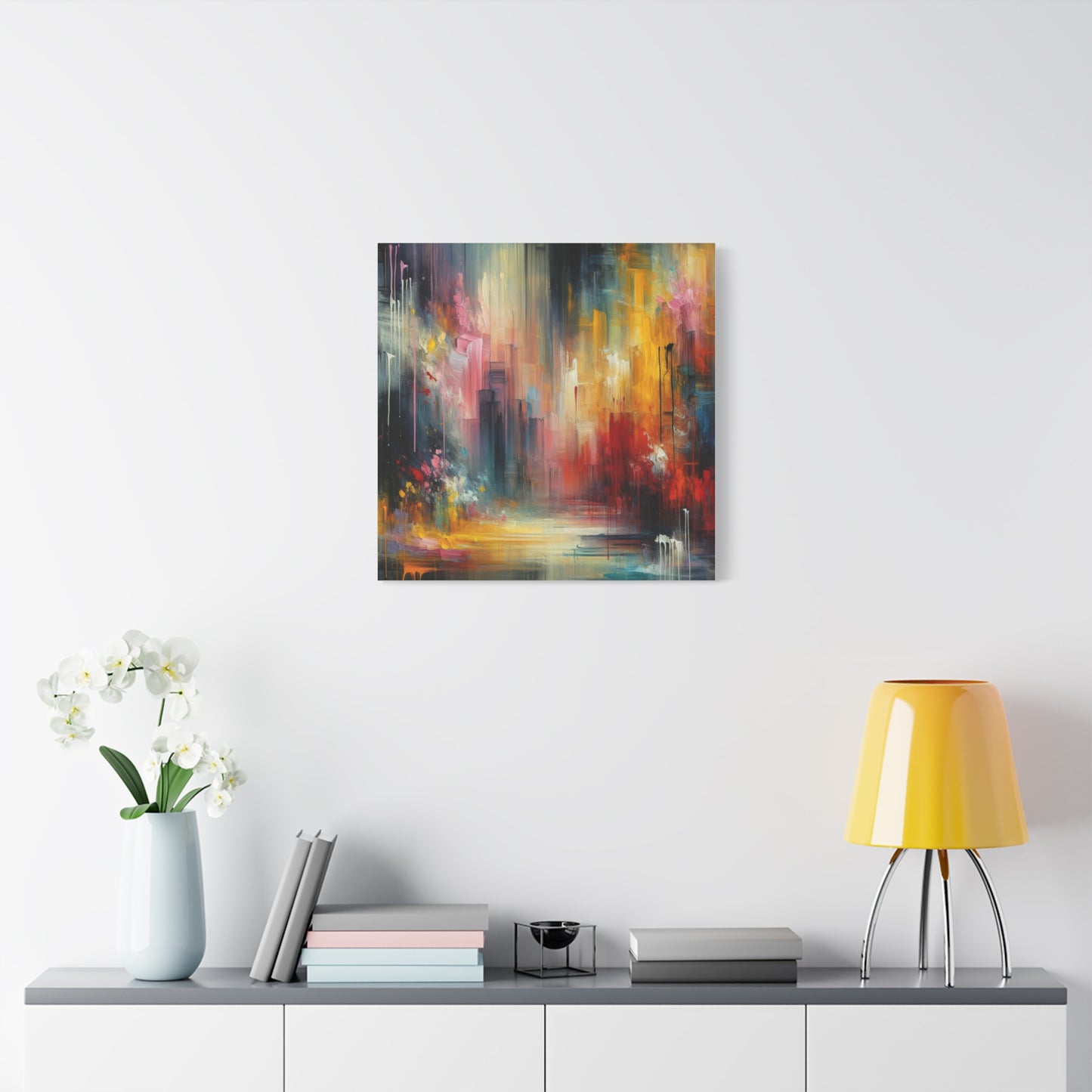 Abstract Brushstrokes - Matte Canvas, Stretched, 1.25"