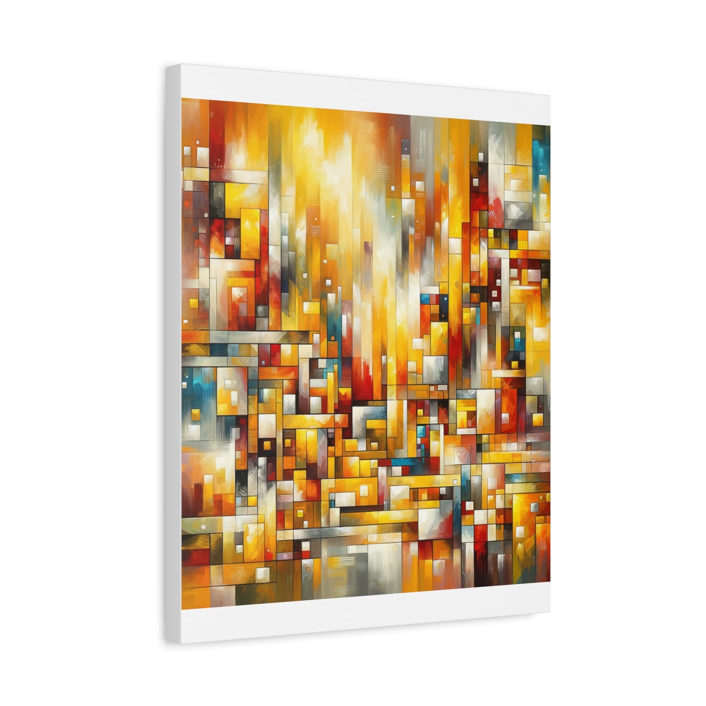 Abstract Geometric Burst - Matte Canvas, Stretched, 1.25"