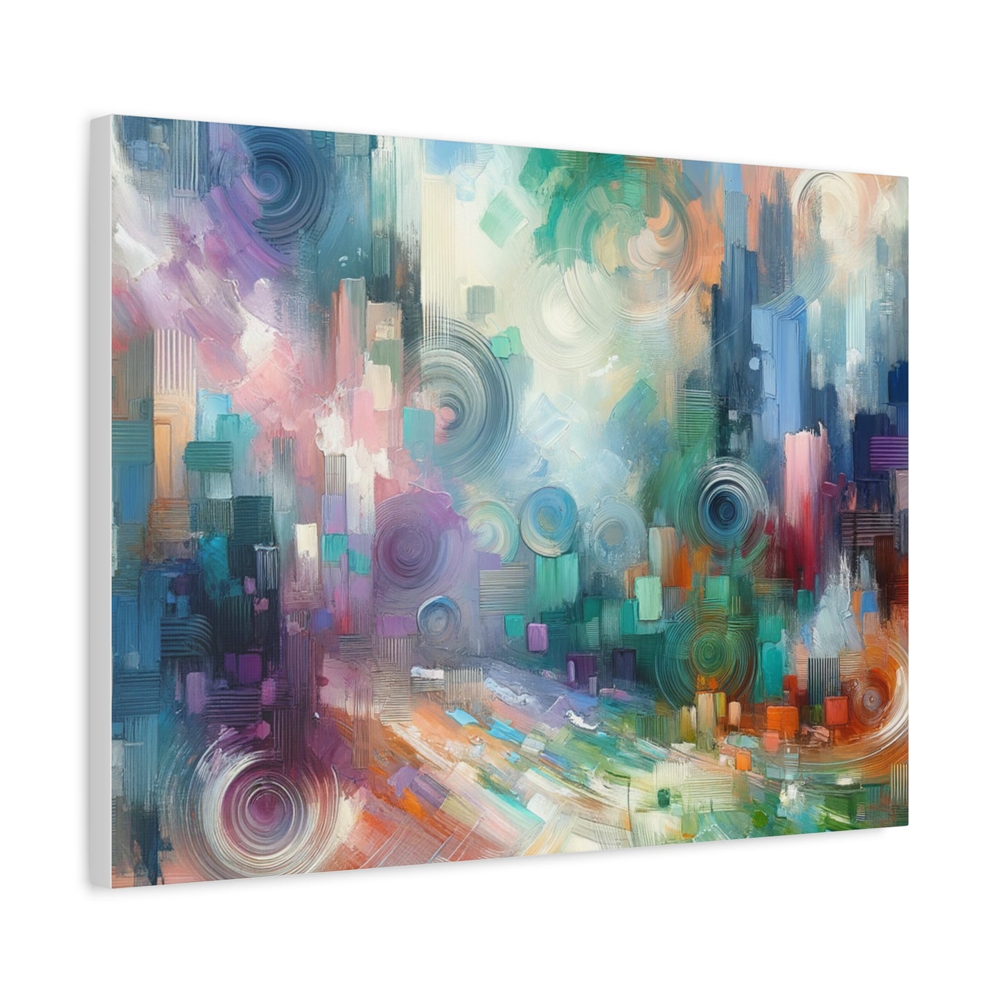 Abstract Color Symphony - Matte Canvas, Stretched, 1.25"