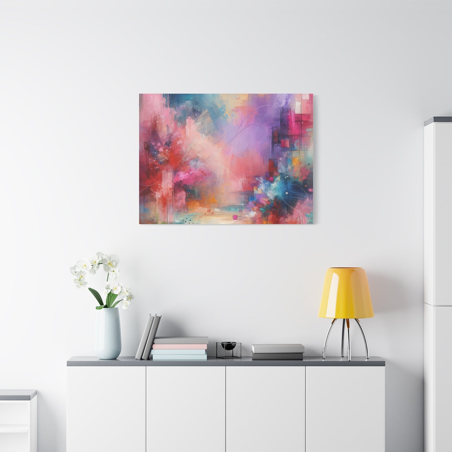 Abstract Color Symphony - Matte Canvas, Stretched, 1.25"