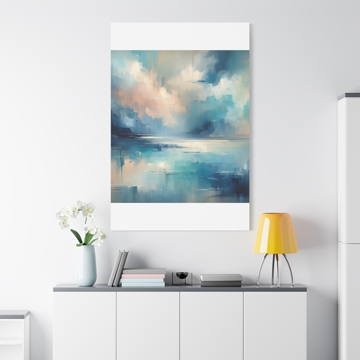 Abstract Sky Reflection - Matte Canvas, Stretched, 1.25"