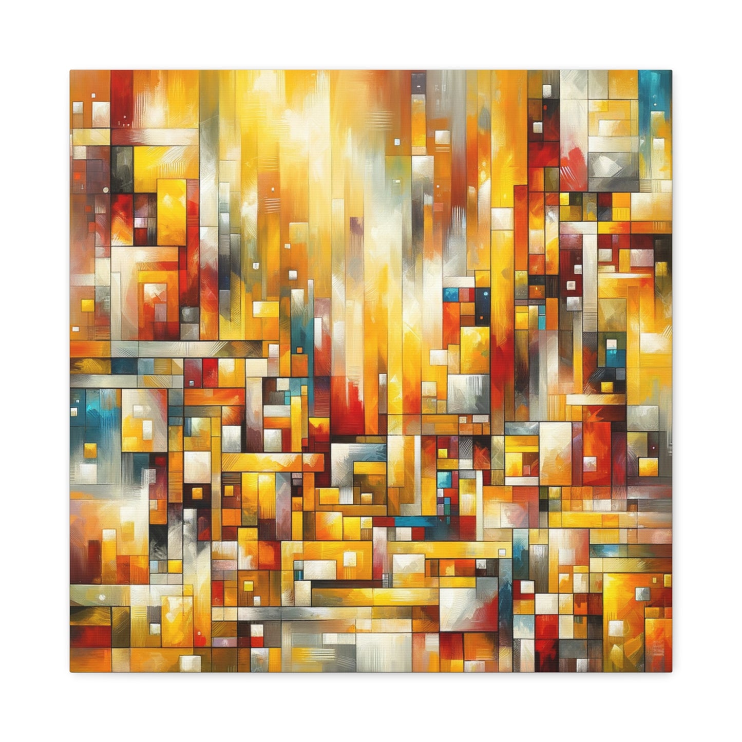 Abstract Geometric Burst - Matte Canvas, Stretched, 1.25"