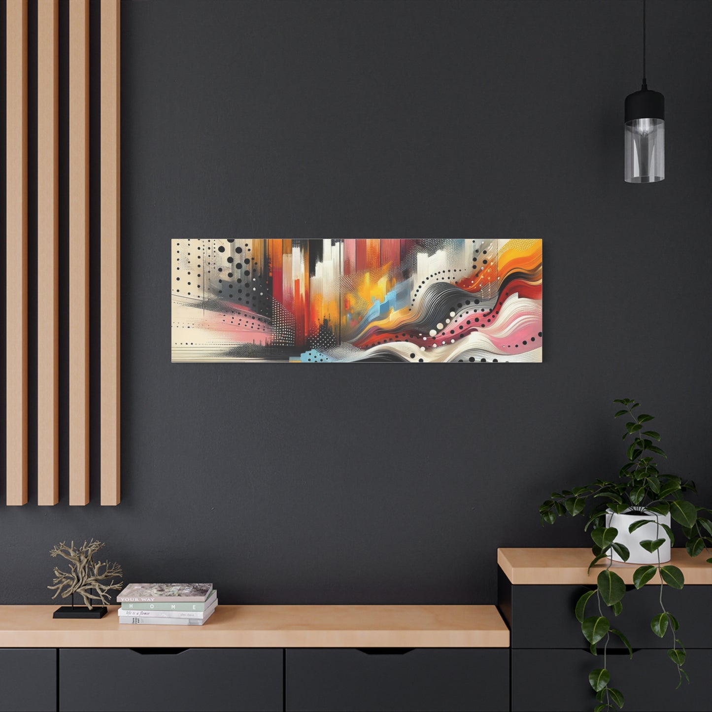 Abstract Color Symphony - Matte Canvas, Stretched, 1.25"