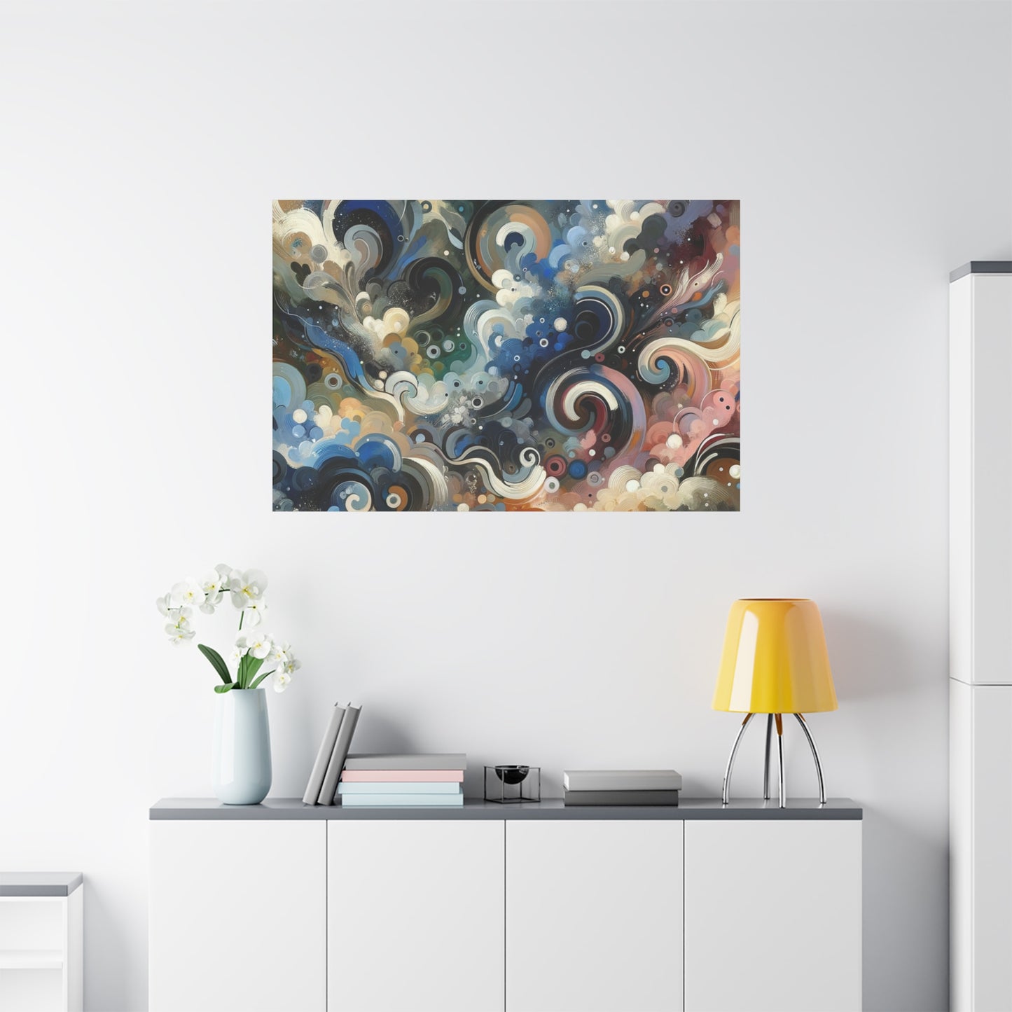 Abstract Swirls - Matte Canvas, Stretched, 1.25"