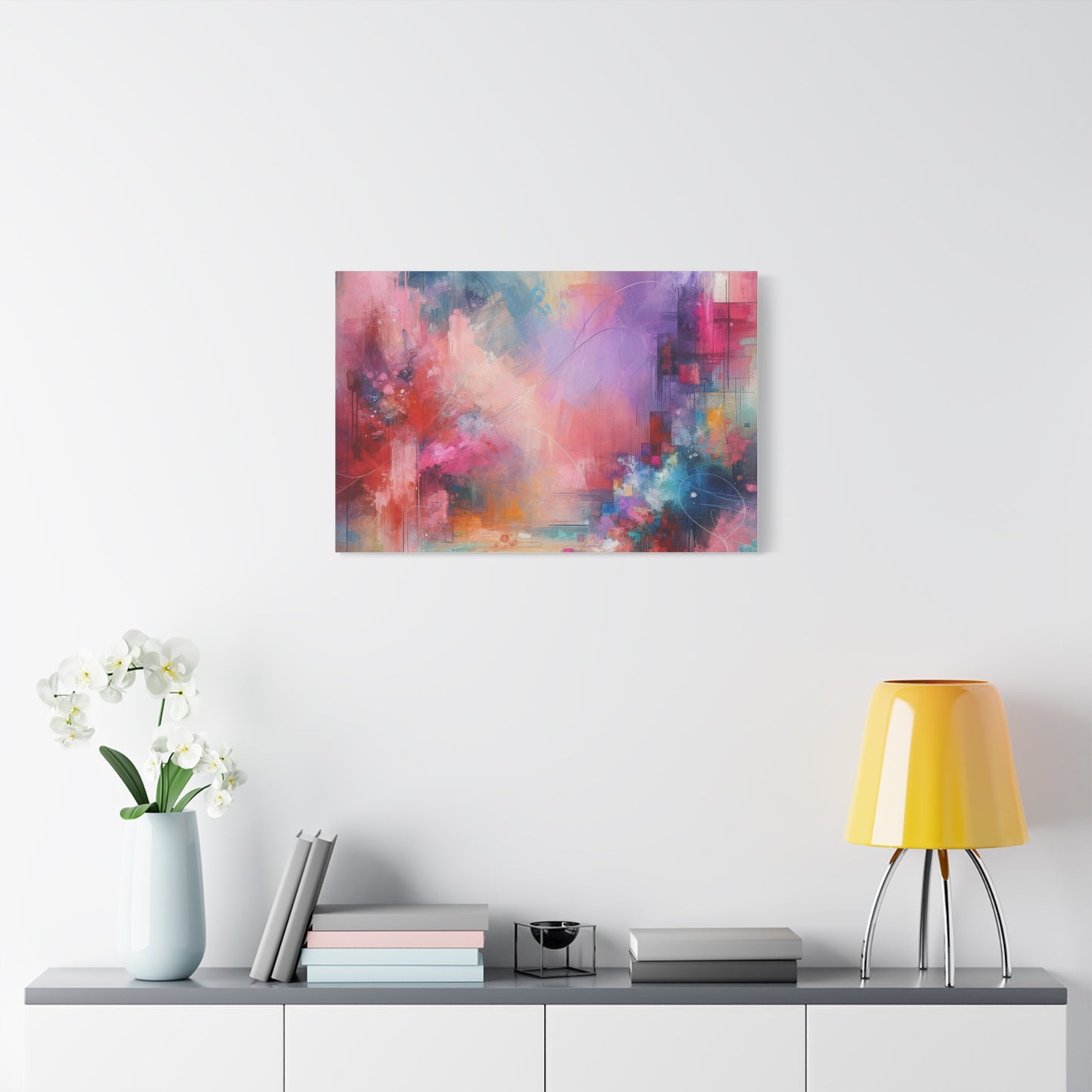 Abstract Color Symphony - Matte Canvas, Stretched, 1.25"