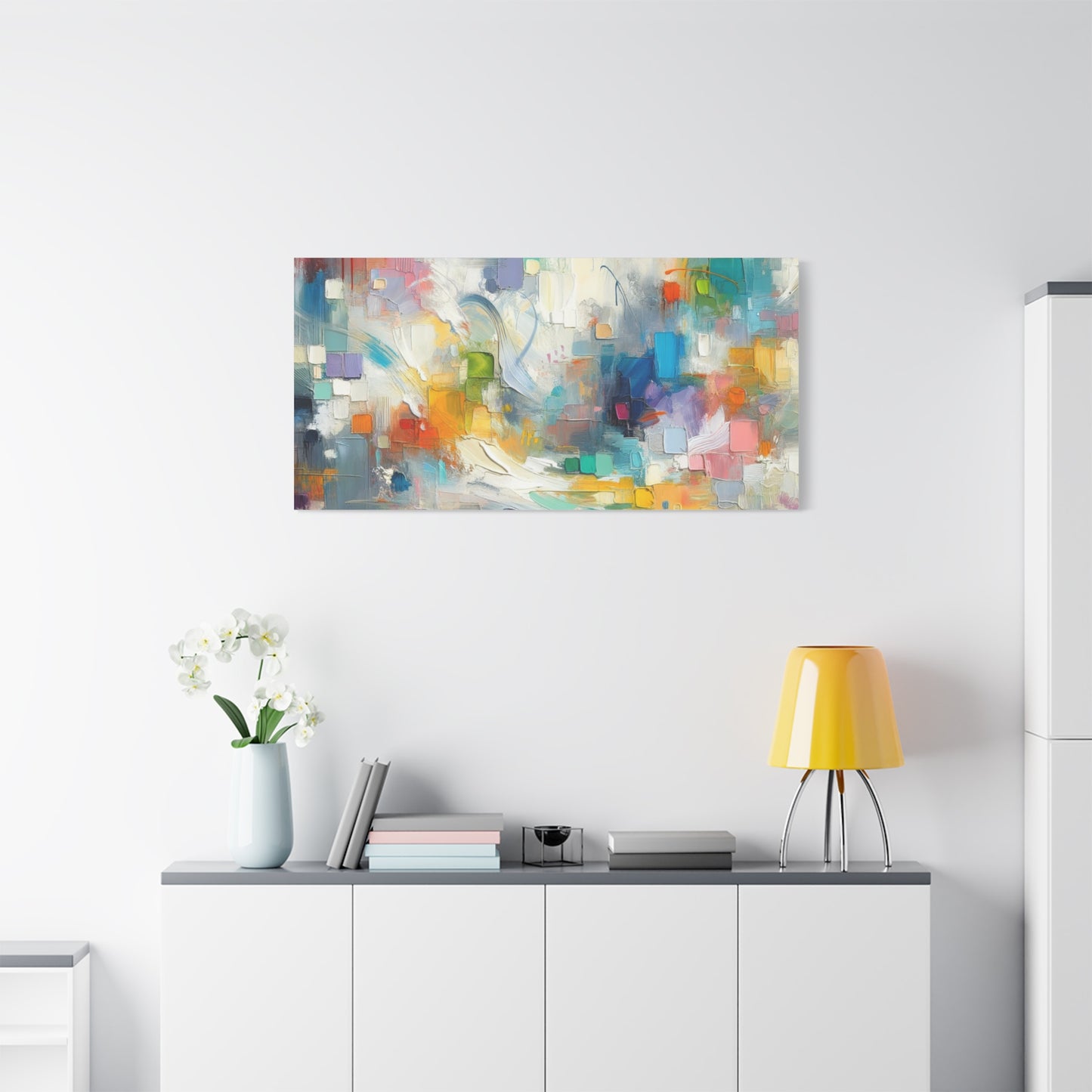 Abstract Color Burst - Matte Canvas, Stretched, 1.25"