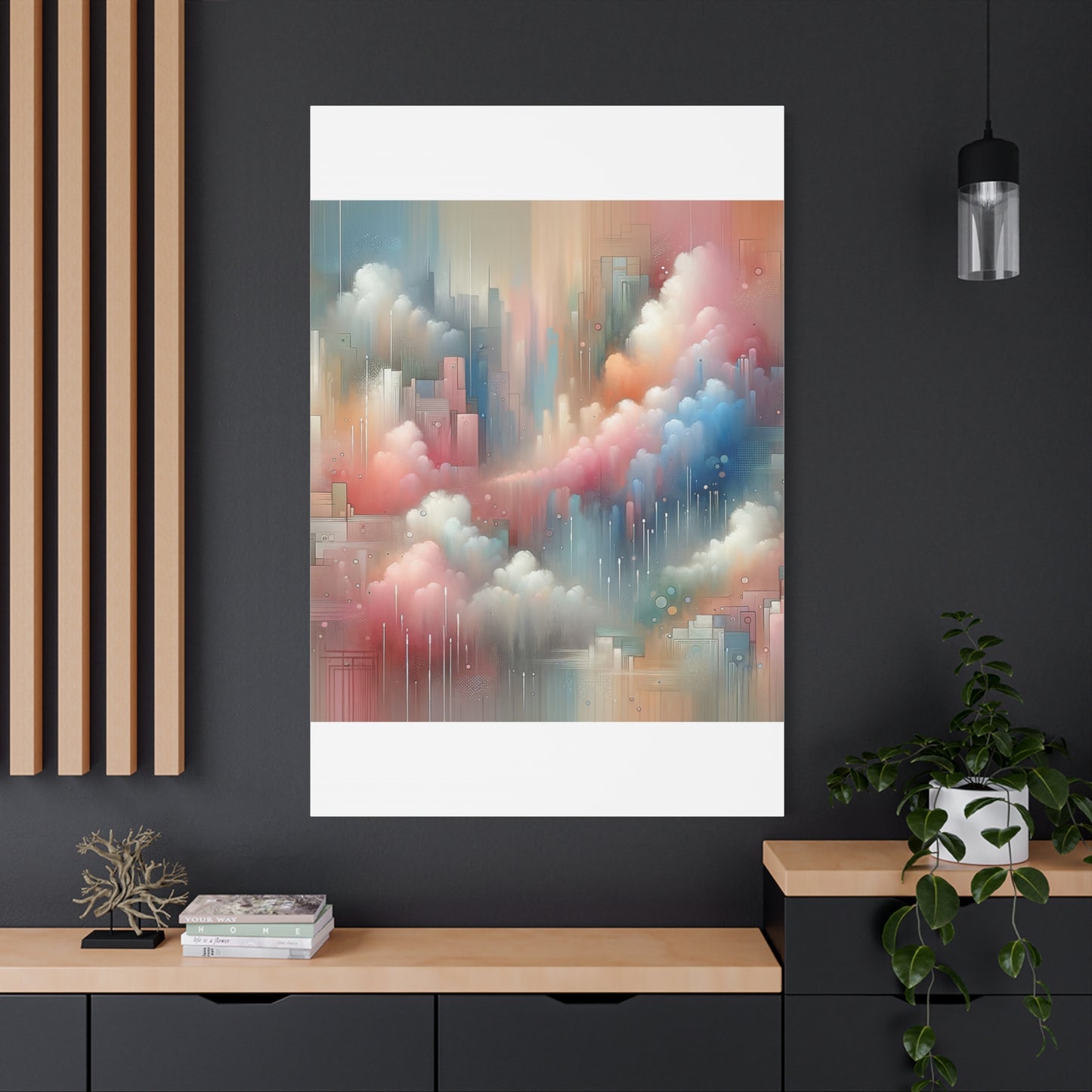 Abstract Cloudscape Matte Canvas, Stretched, 1.25"