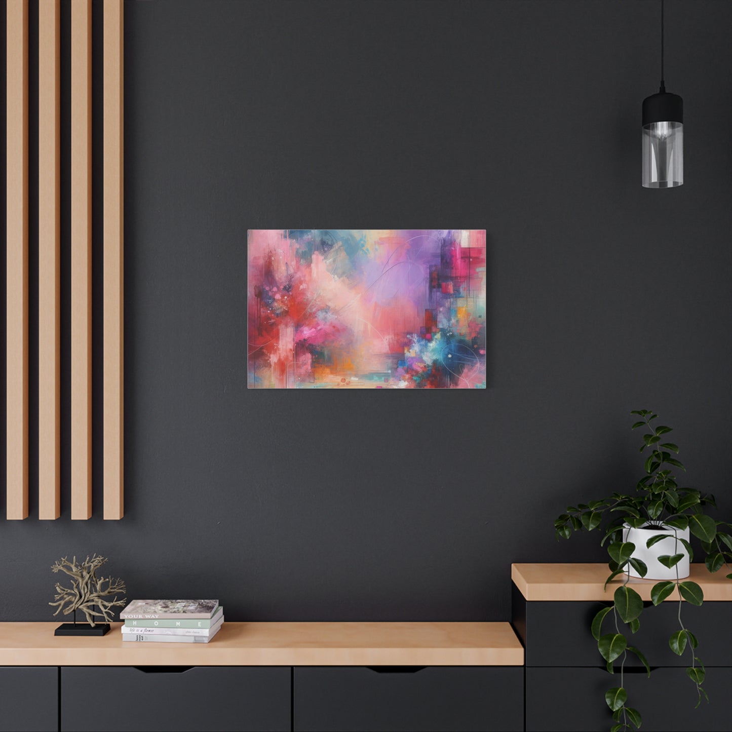 Abstract Color Symphony - Matte Canvas, Stretched, 1.25"