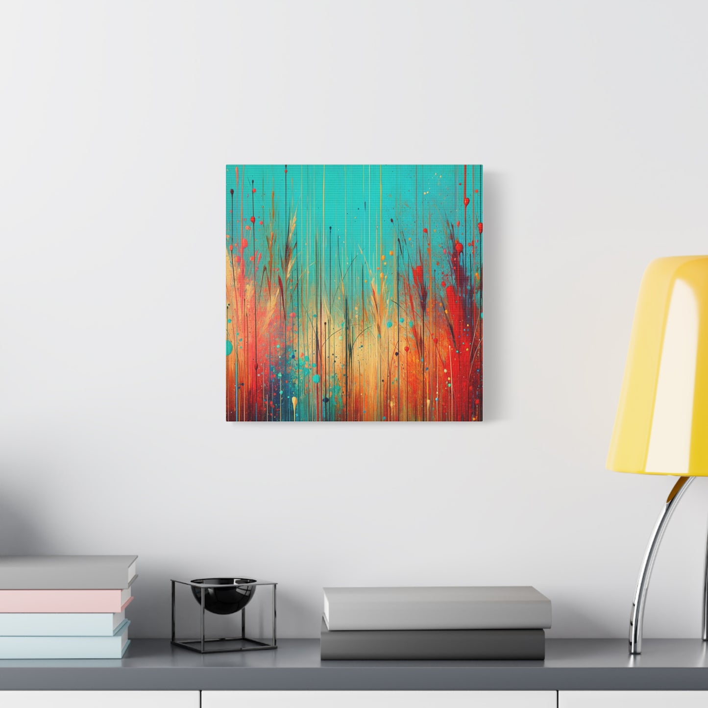 Vibrant Abstract Landscape - Matte Canvas, Stretched, 1.25"