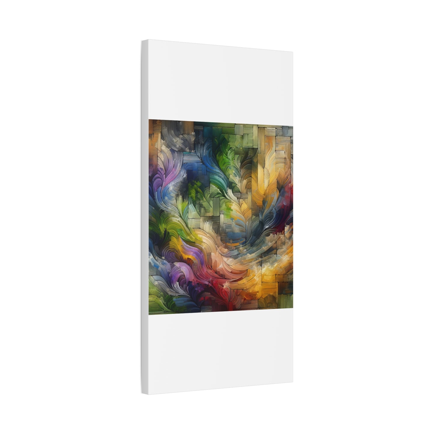 Colorful Abstract Swirls - Matte Canvas, Stretched, 1.25"