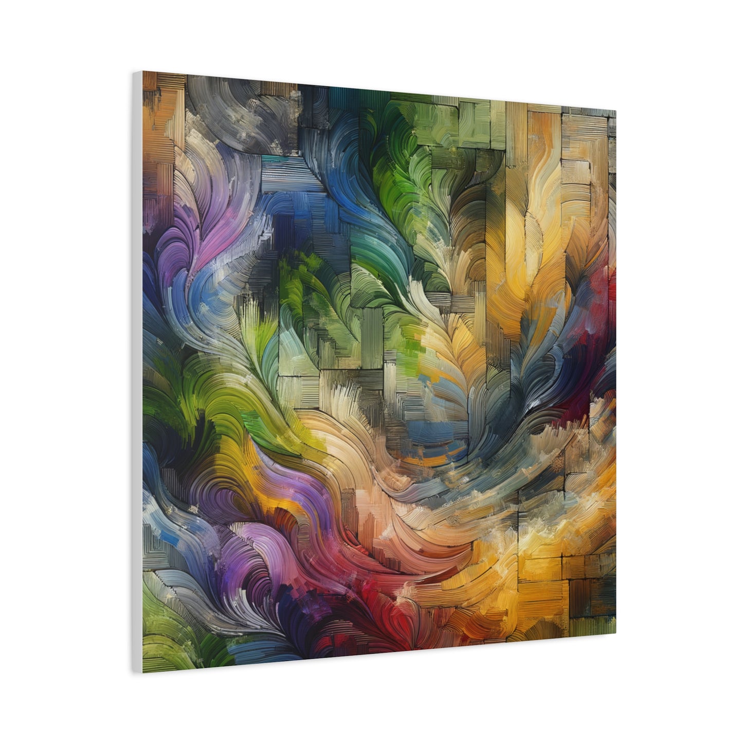 Colorful Abstract Swirls - Matte Canvas, Stretched, 1.25"