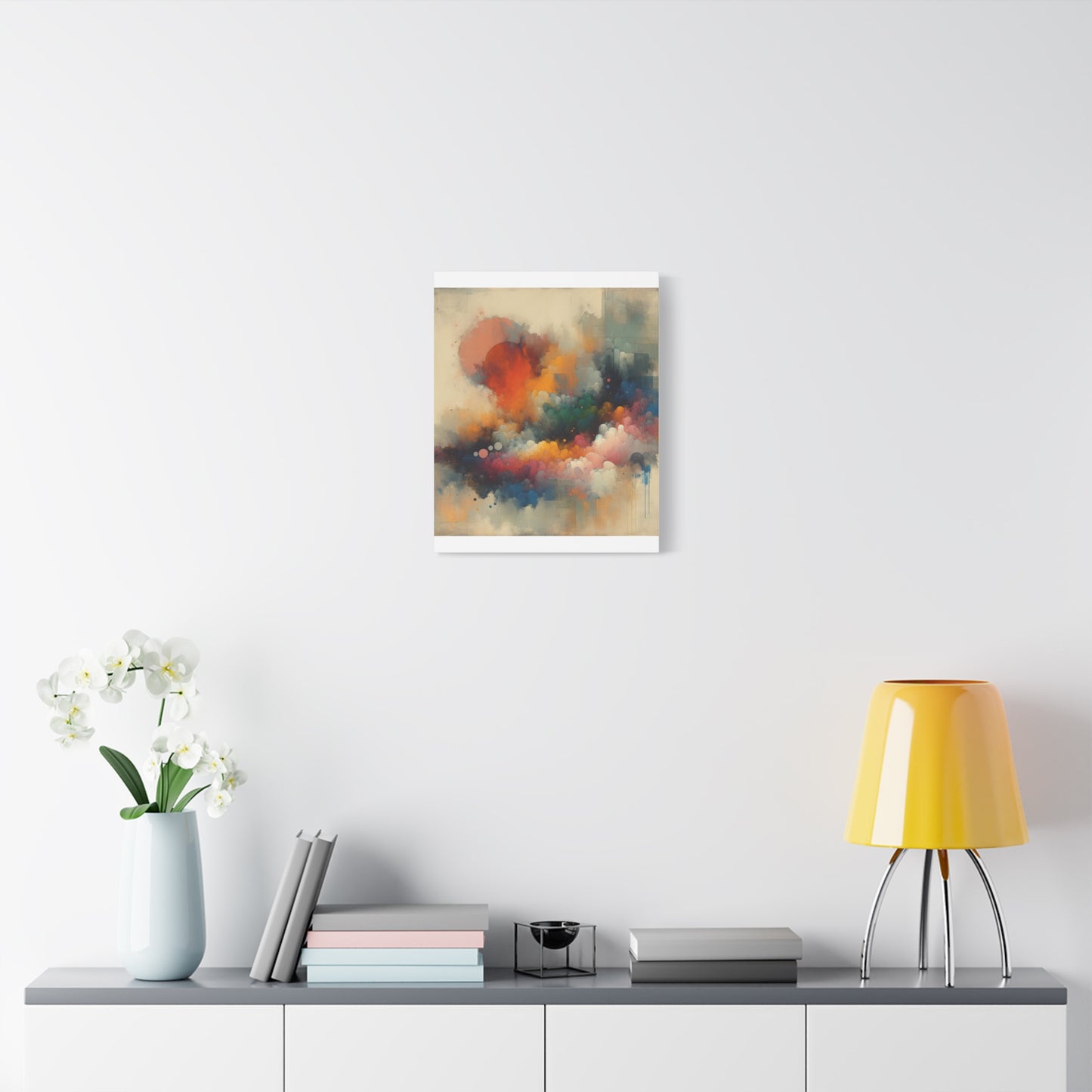 Colorful Abstract Clouds - Matte Canvas, Stretched, 1.25"