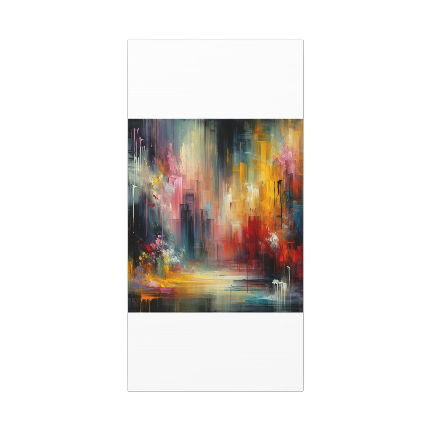 Abstract Brushstrokes - Matte Canvas, Stretched, 1.25"