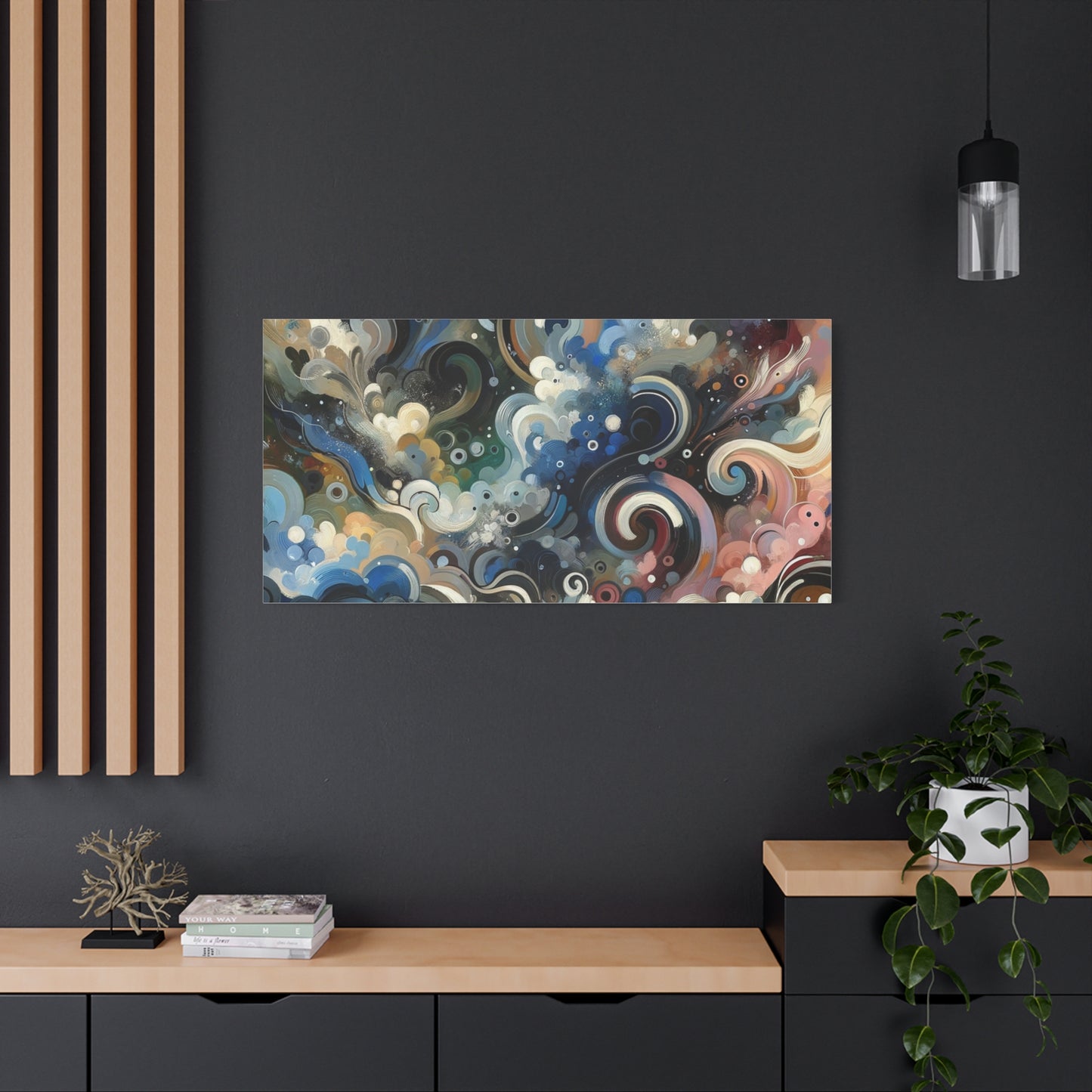 Abstract Swirls - Matte Canvas, Stretched, 1.25"