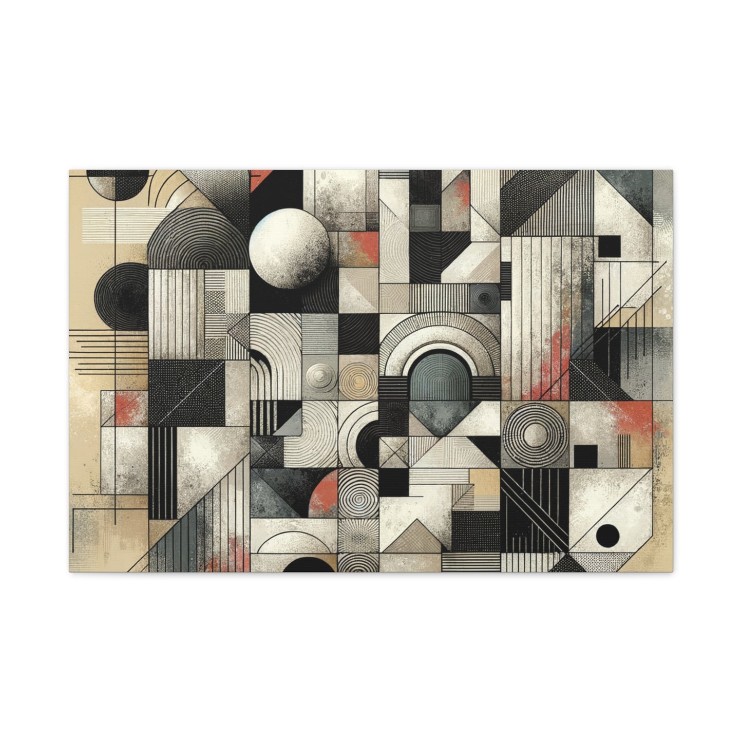 Abstract Geometry Matte Canvas, Stretched, 1.25"