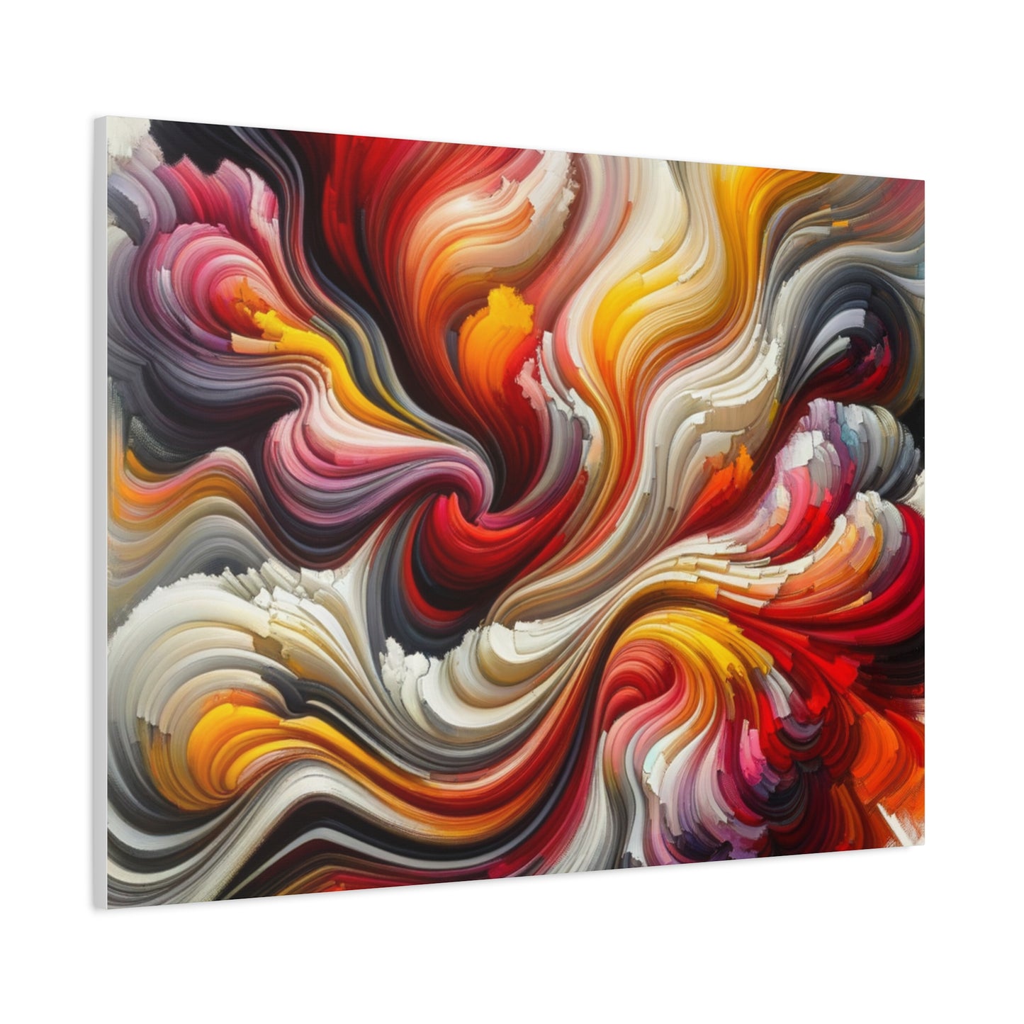 Vibrant Abstract Swirls - Matte Canvas, Stretched, 1.25"