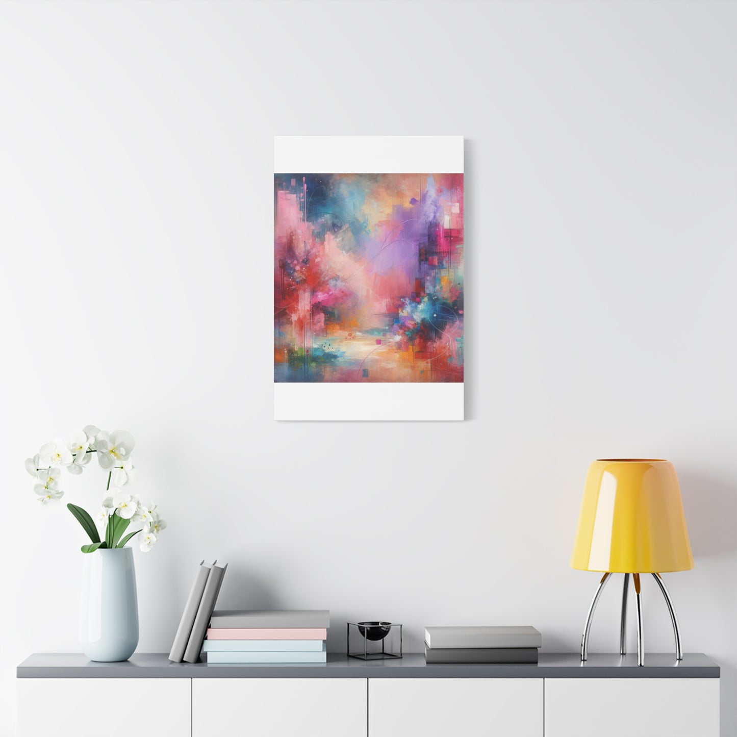 Abstract Color Symphony - Matte Canvas, Stretched, 1.25"