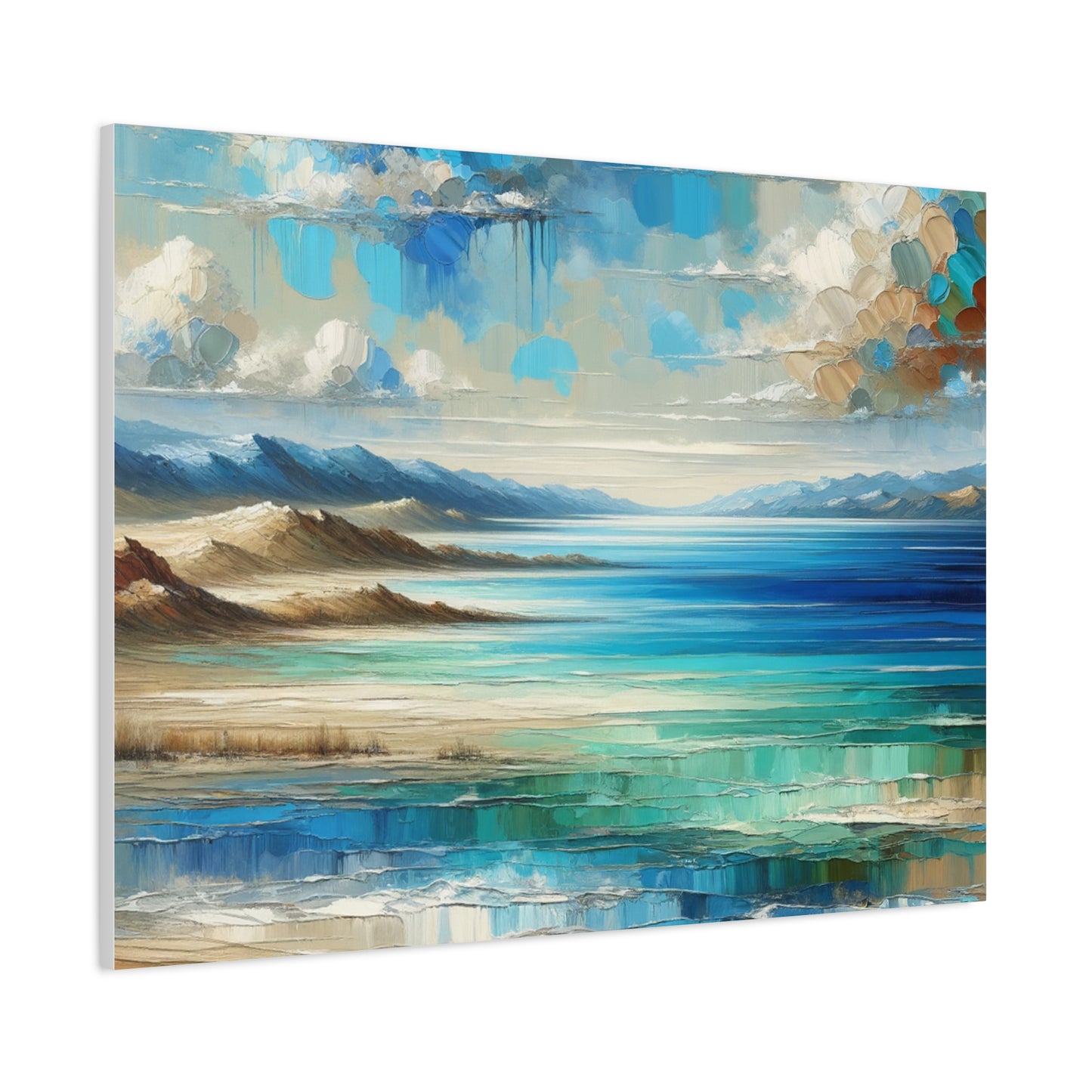 Matte Canvas, Stretched, 1.25" - Abstract Seaside Enchantment