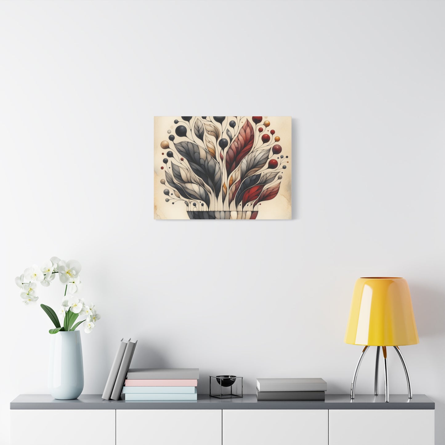 Abstract Floral Art - Matte Canvas, Stretched, 1.25"